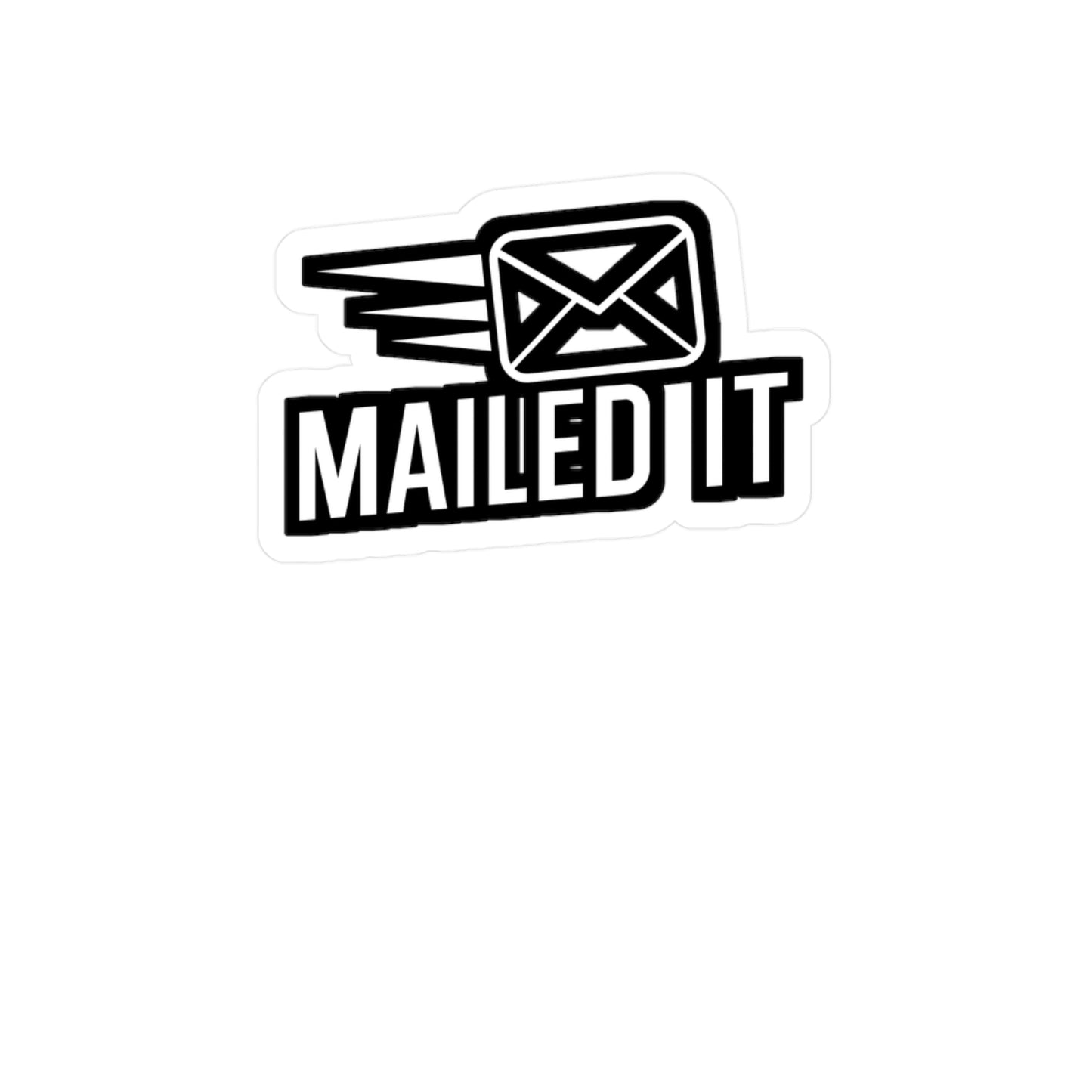 Mailed it - Postal worker Sticker for Wall, Laptop, Window, Truck, Car Postal worker Gift Vinyl Funny postal worker Decal Sticker