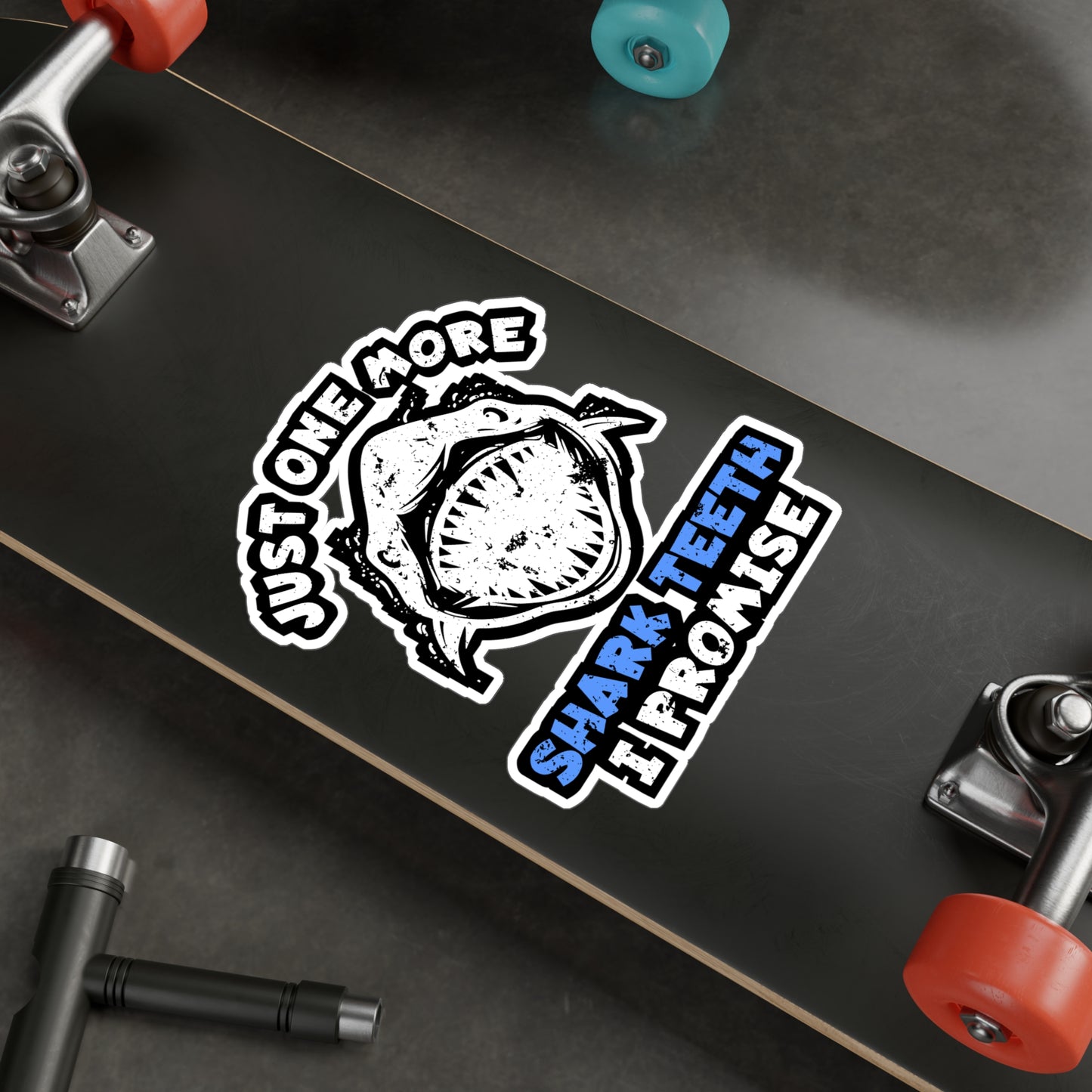 Just One More Shark Teeth I Promise - Fossil Sticker for Laptop Sticker. Water Bottle Sticker, Vinyl Shark-teeth Decal - Fossil Gift