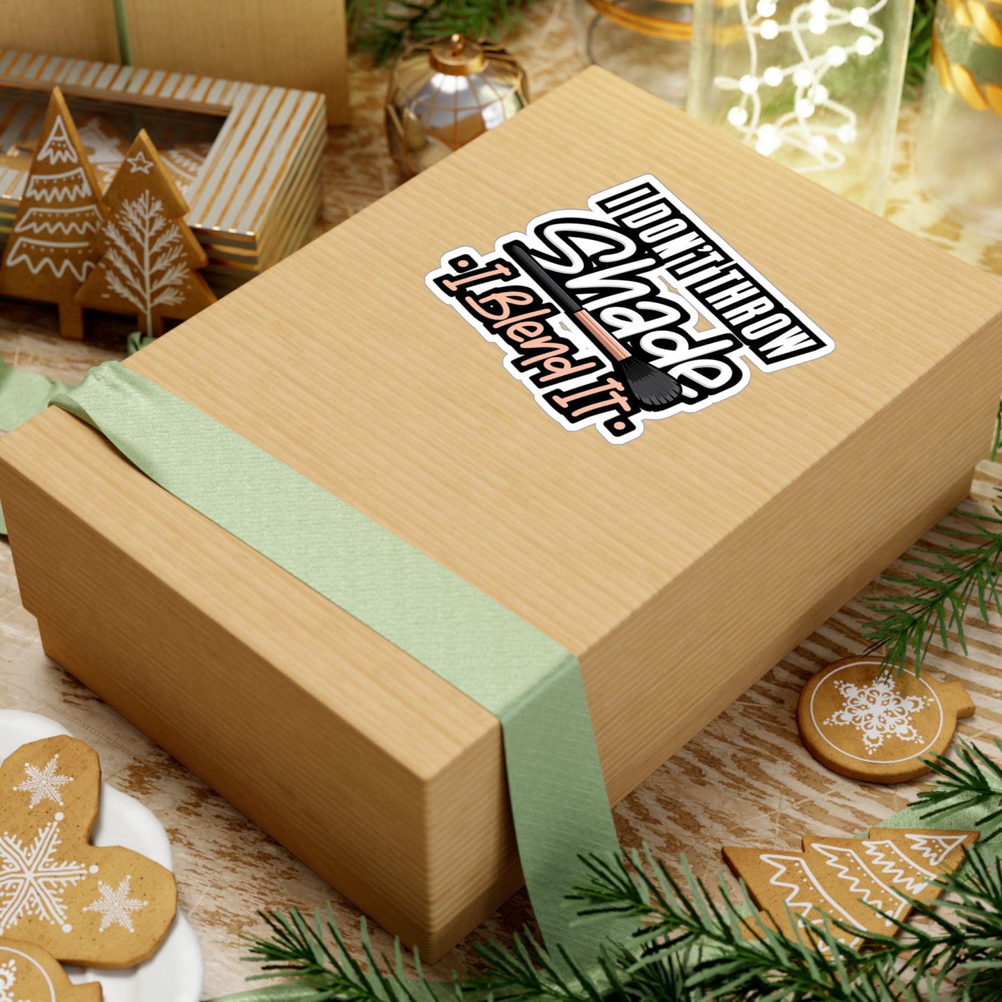 I Don’t Throw Shade - Esthetician Sticker for Laptop Sticker. Water Bottle Sticker, Vinyl Dermatologist Decal - Esthetician Gift