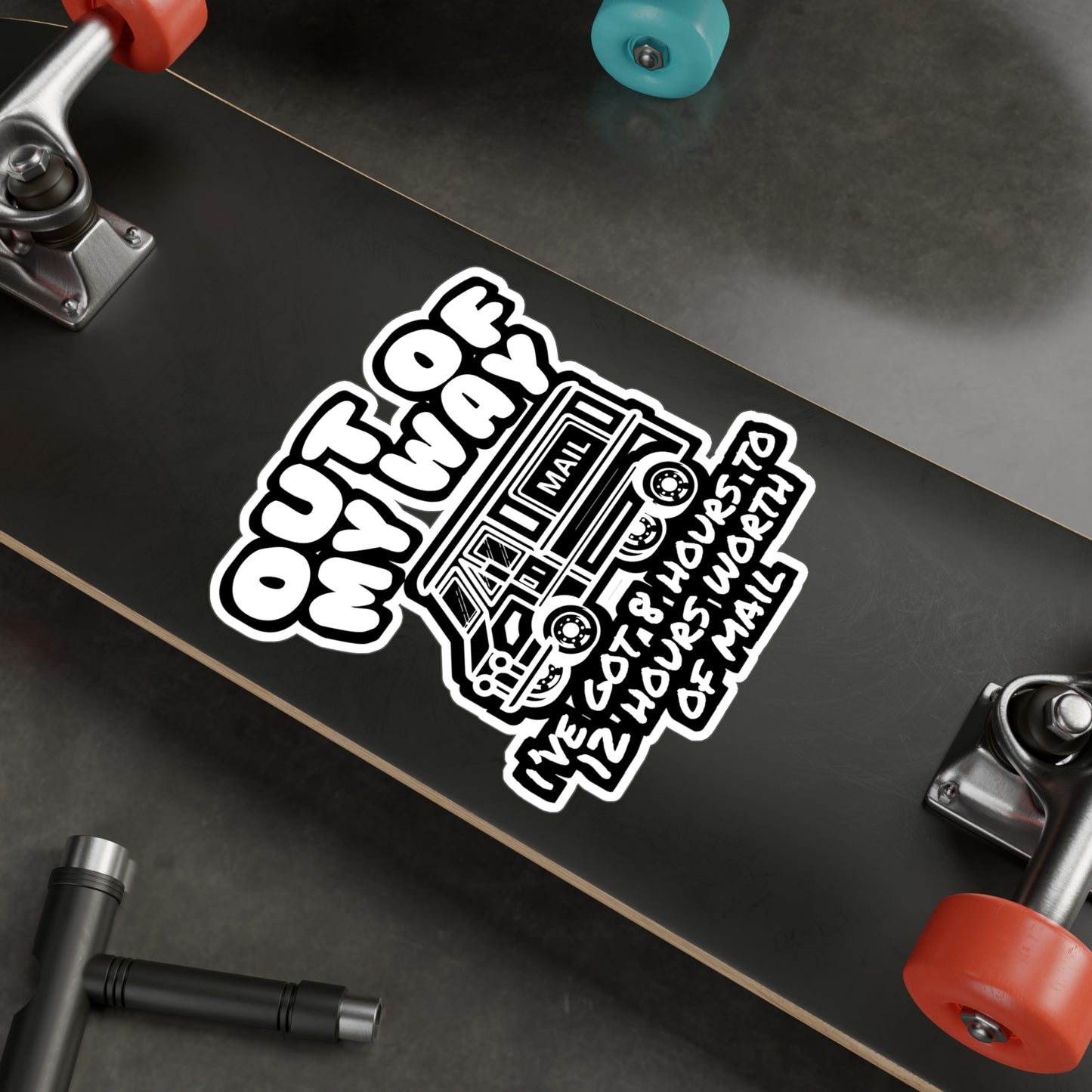 Postman Letterbox Postalworker - Postman Sticker for Laptop Sticker. Water Bottle Sticker, Vinyl Worker Decal - Postman Gift