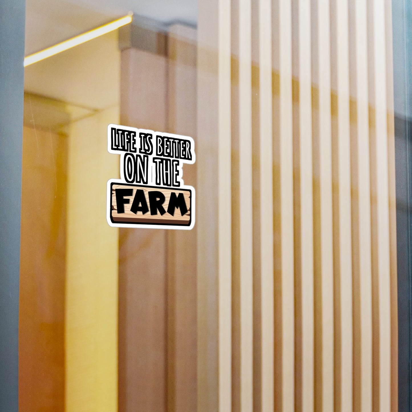 Life Is Better on the Farm | Farmer Sticker | Tractor Decals | Livestock Laptop Sticker | Farmer Gift | Tractor Gift