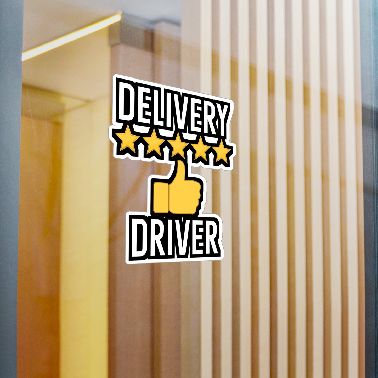 Delivery Driver - Stamp Sticker for Wall, Laptop, Window, Truck, Car Stamp Gift Vinyl Mail Decal Sticker