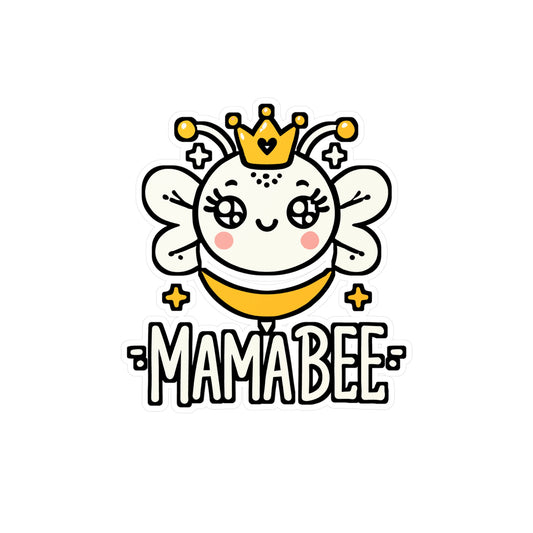 Mama Bee – Beekeeping Sticker for Car, Laptop & Water Bottle | Vinyl Decal for Farmers & Homebrewers | Funny eekeeping Gift