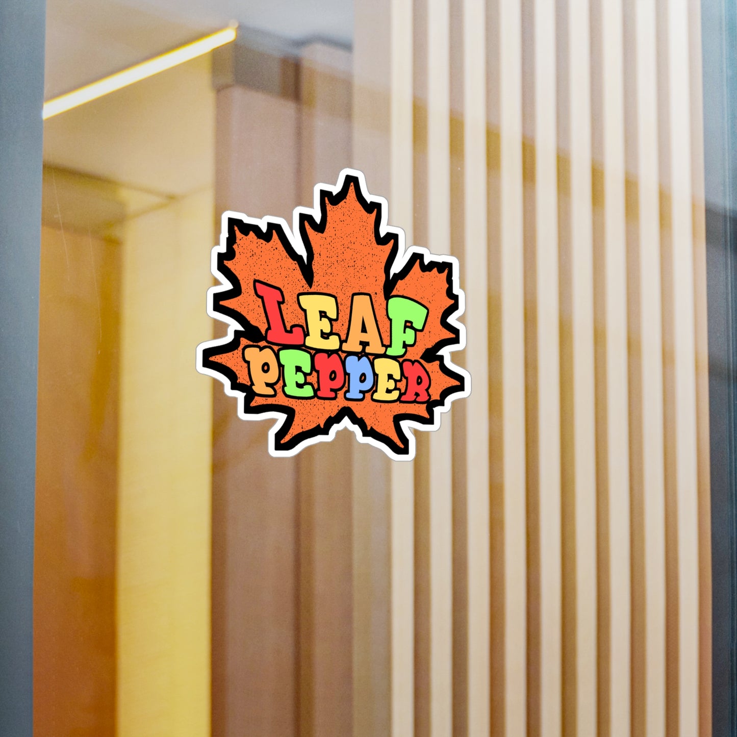 Leaf Pepper | Leaf-blower Sticker | Lawn-mower Decals | Lawn-care Laptop Sticker | Leaf-blower Gift | Lawn-mower Gift