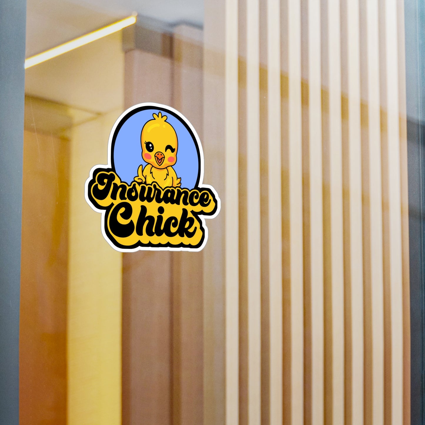Insurance Chick | Insurance-agent Sticker | Policy Decals | Premium Laptop Sticker | Insurance-agent Gift | Policy Gift