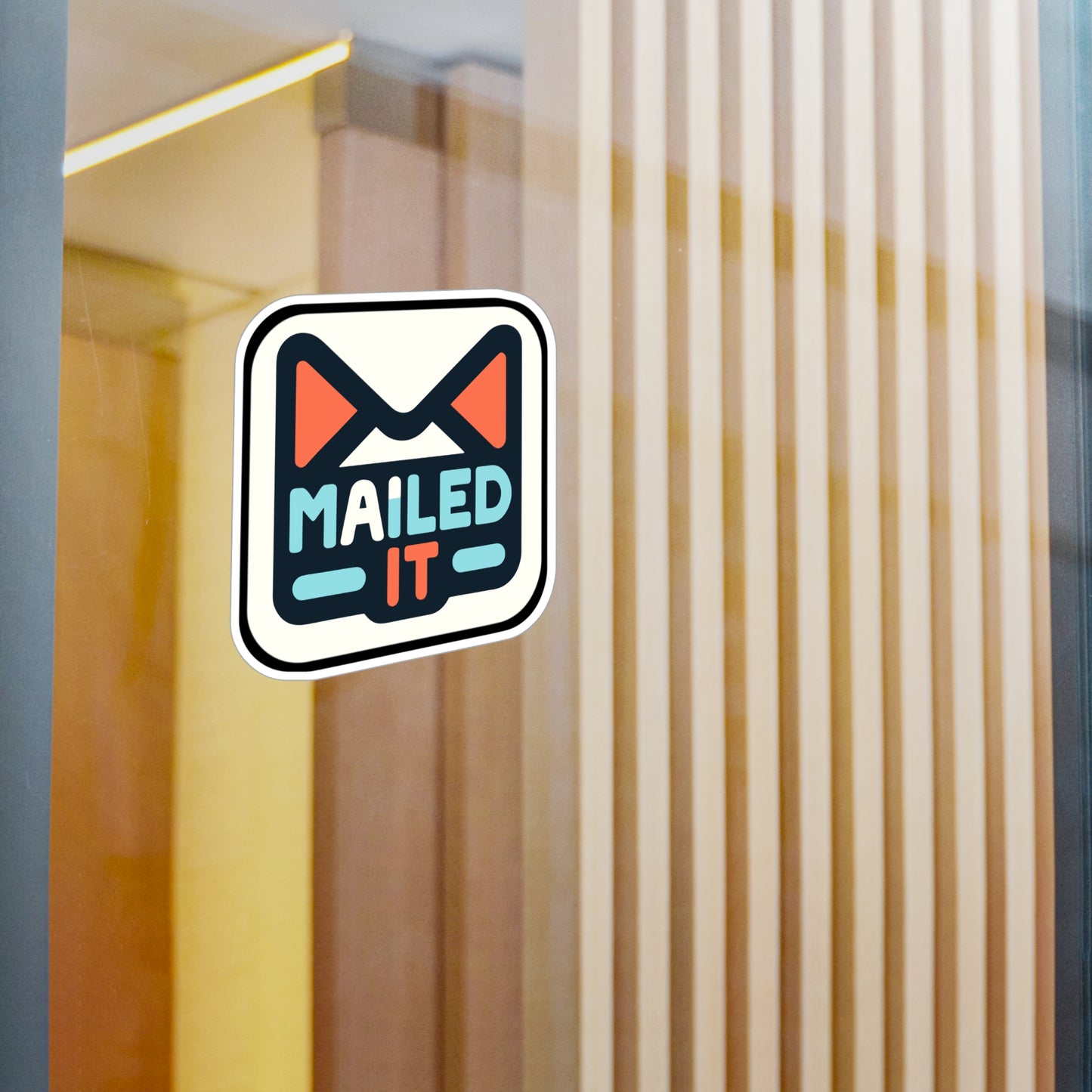 Mailed It - Postal worker Sticker for Laptop Sticker. Water Bottle Sticker, Vinyl Funny postal worker Decal - Postal worker Gift