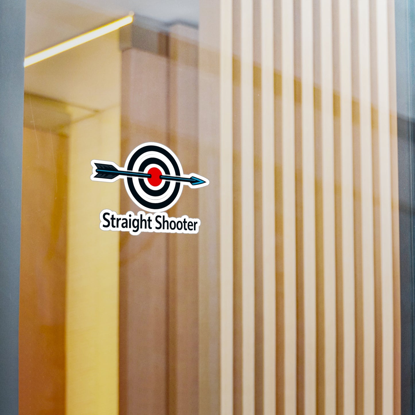 Archery Sticker Straight Shooter Archer Hunting Shoot Design Waterproof Vinyl decals for Laptop Water Bottle