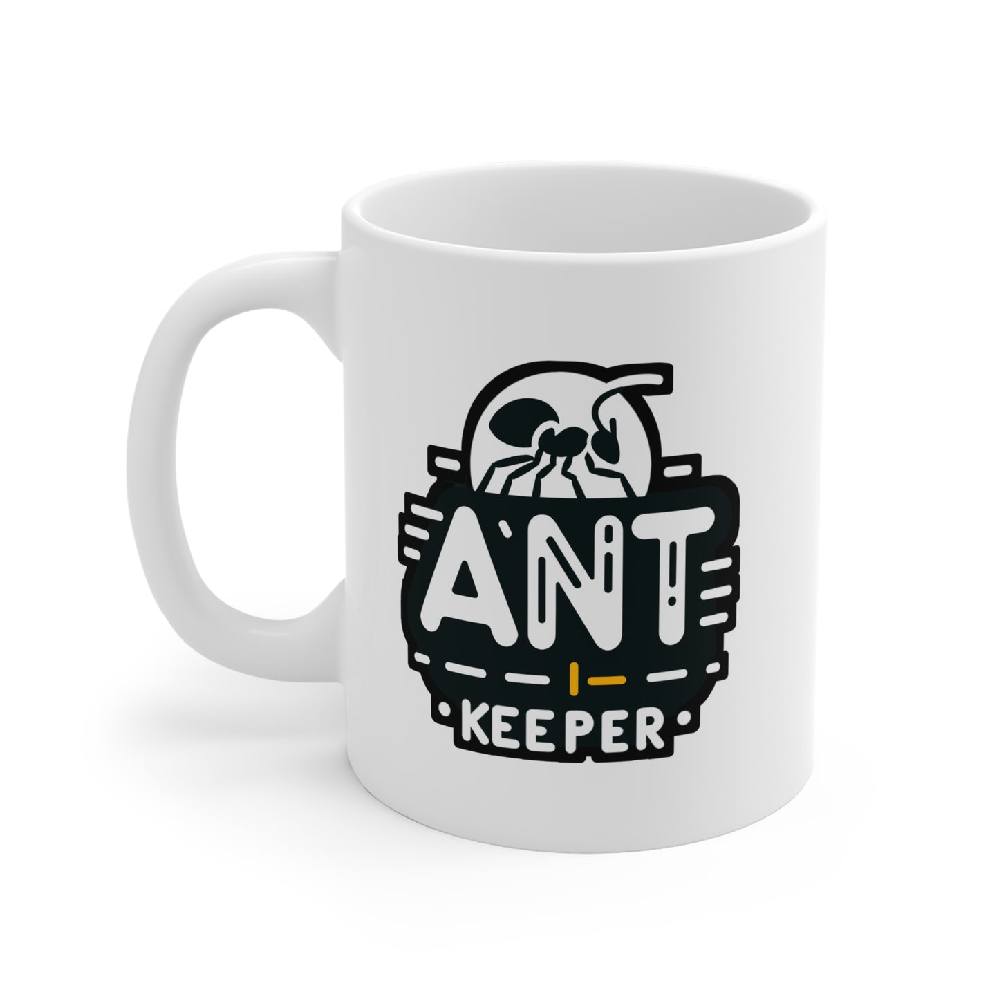 Ant Keeper - Entomology Mug for Coffee 11oz. Entomology Cup, White ceramic, Pin Mug, Entomologist Tea Cup - Entomology Gift