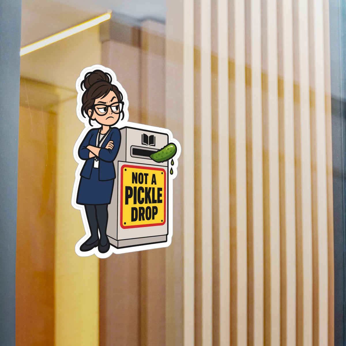 Librarian Sticker - Not a Pickle Drop, Fabulous and Magical Unicorn Decals for Laptop or Water Bottle