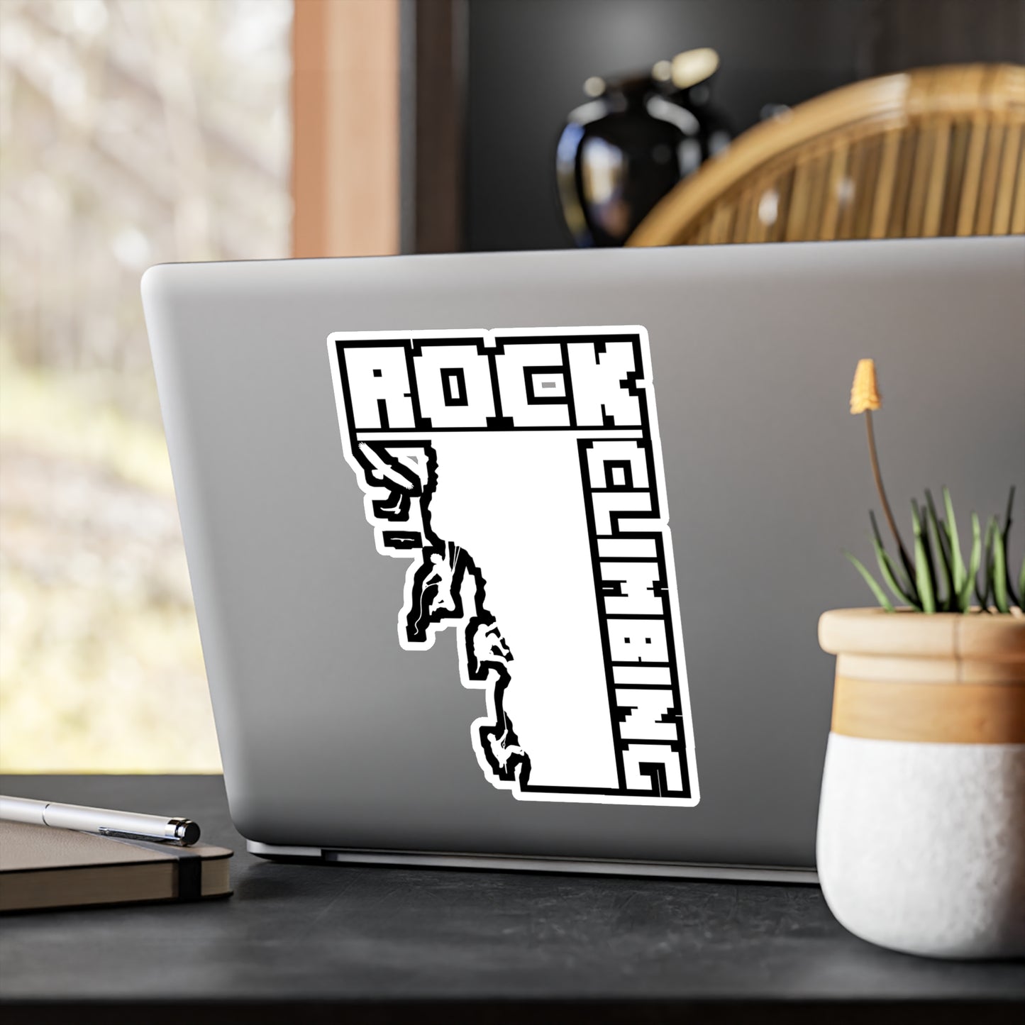 Rock Climbing - Climbing Sticker for Laptop Sticker. Water Bottle Sticker, Vinyl Bouldering Decal - Climbing Gift