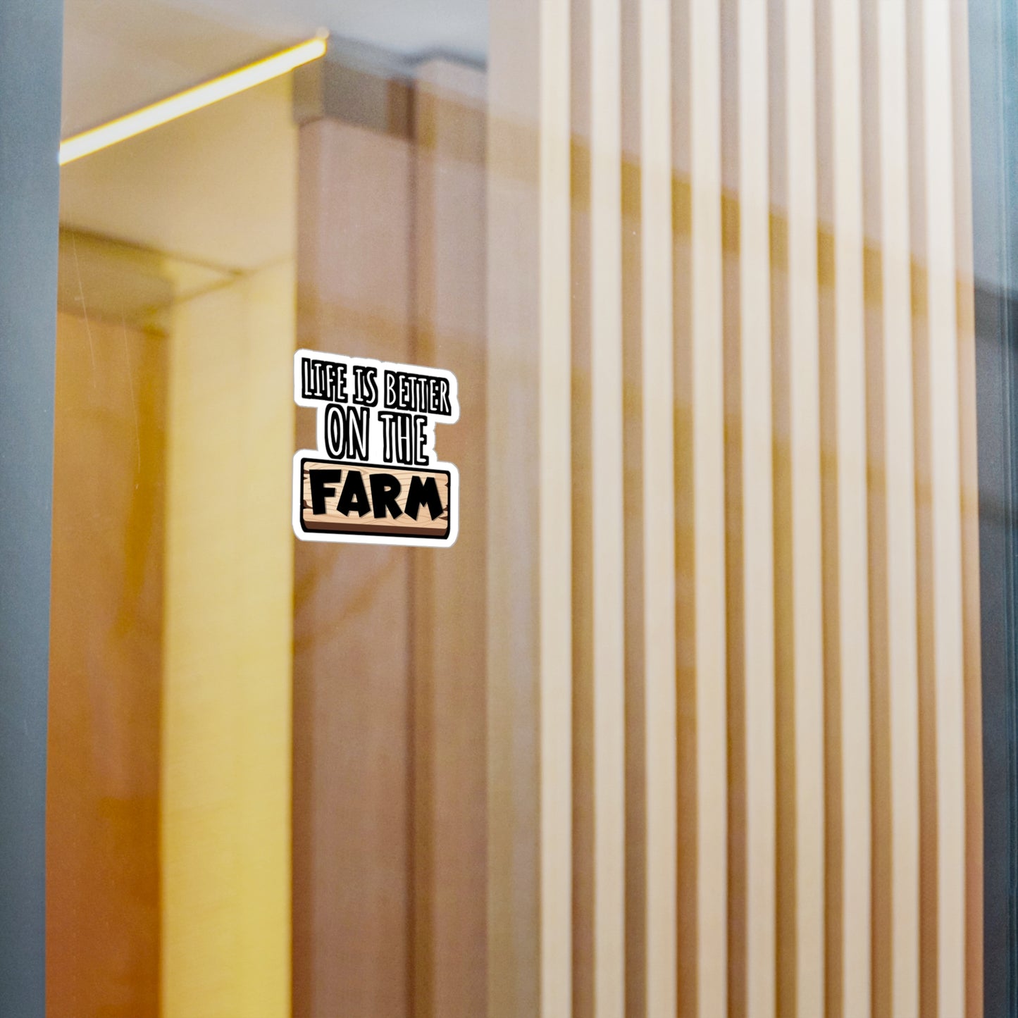 Life Is Better on the Farm | Farmer Sticker | Tractor Decals | Livestock Laptop Sticker | Farmer Gift | Tractor Gift