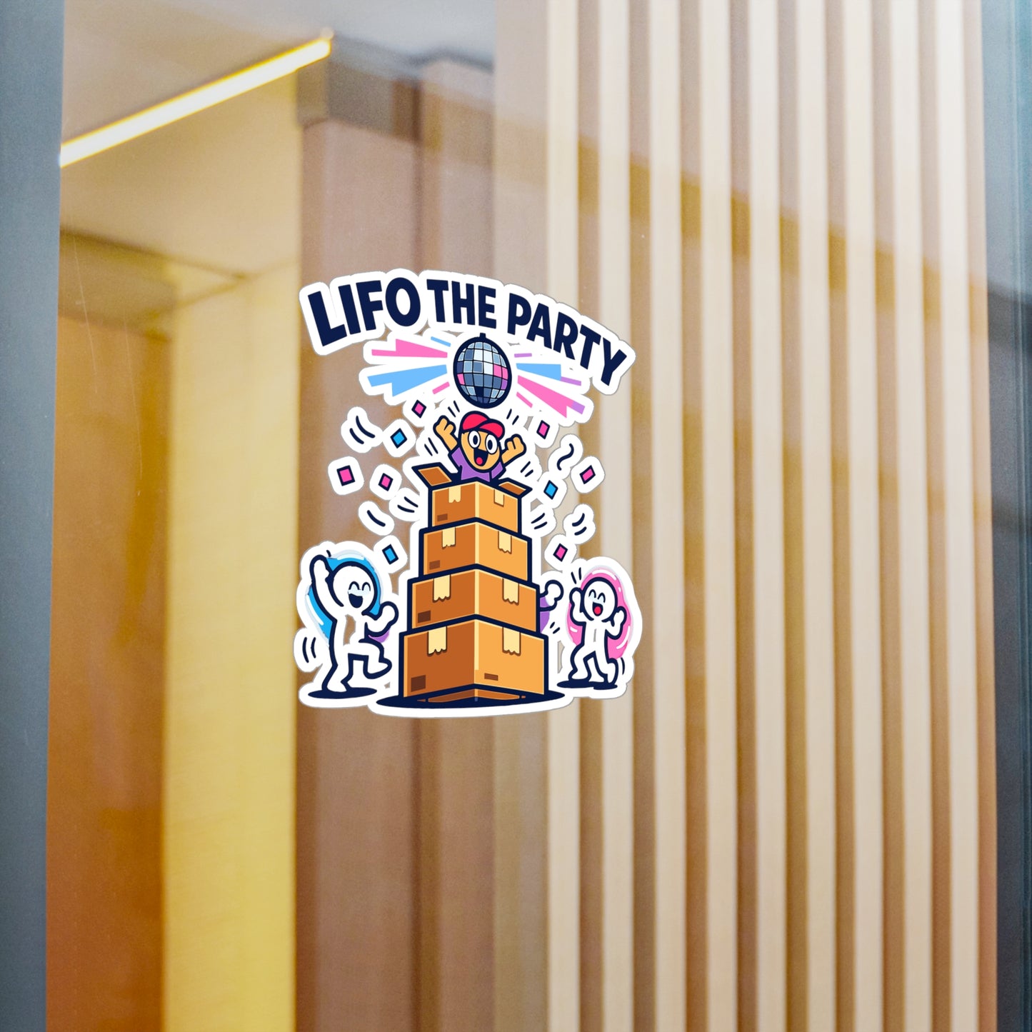 Accountant  Sticker LIFO the Party Funny Accounting Decals Waterproof Vinyl for Laptop Water Bottle Balance Spreadsheet Amortization