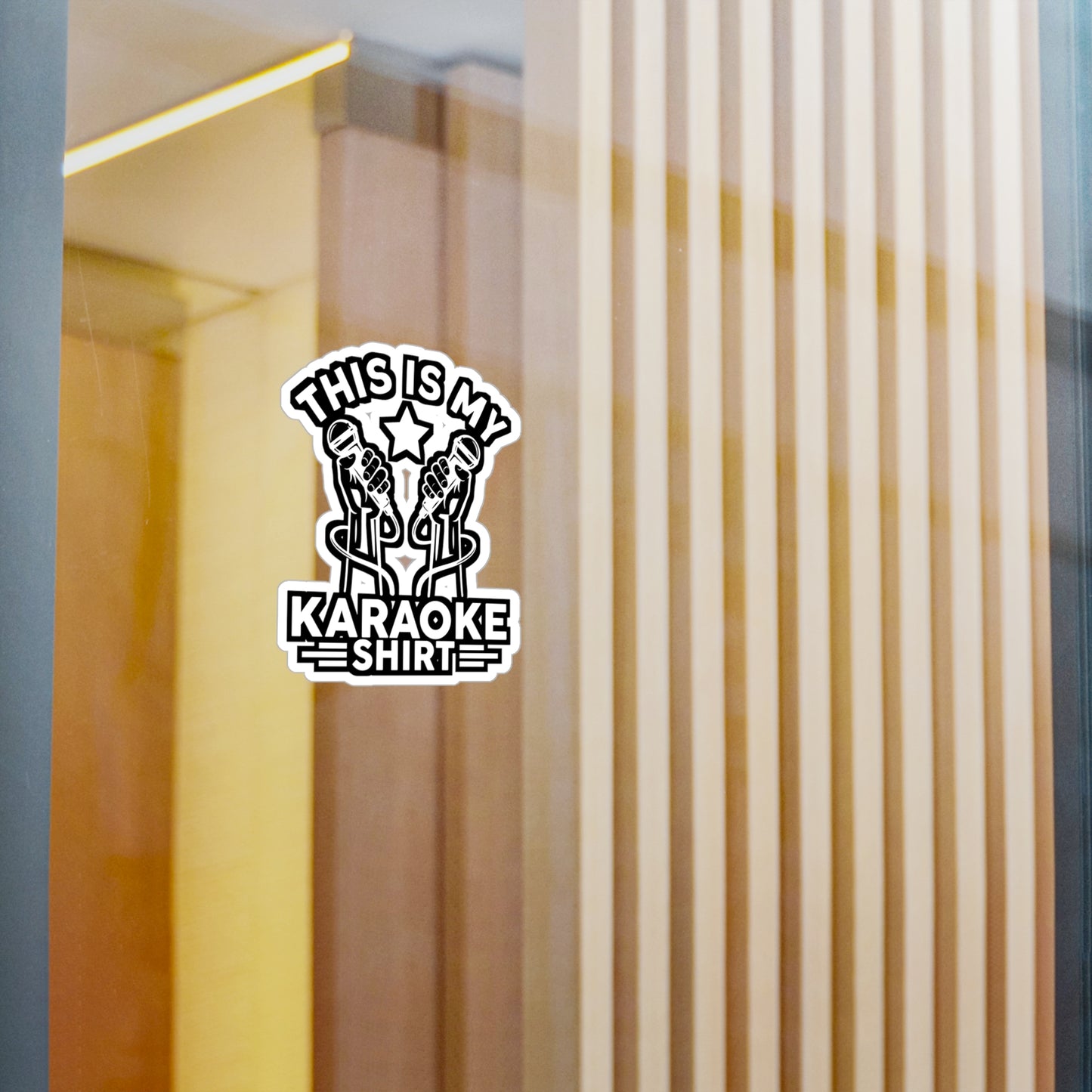 Paraoke Party Singing  - Karaoke Sticker for Laptop Sticker. Water Bottle Sticker, Vinyl Karaoke party Decal - Karaoke Gift