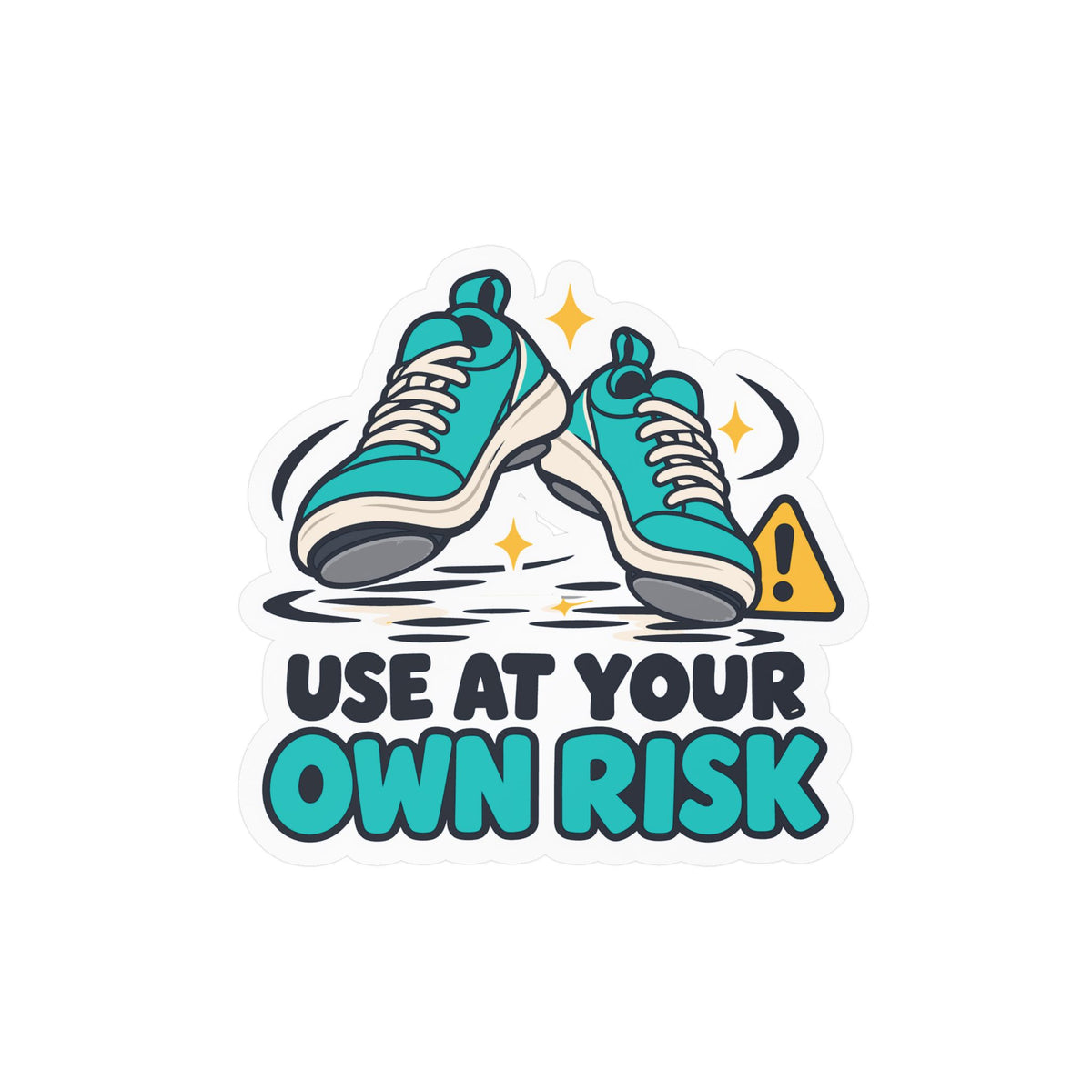 Line Dance Sticker – Use at Your Own Risk, Country-Life Dancer Design, Western Decals for Laptop and Water Bottle