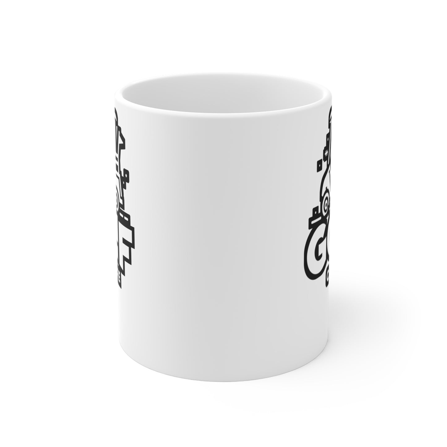 Golf Cart Life - Golf Mug for Coffee 11oz. Golf Cup, White ceramic, Golfer Mug, Hole Tea Cup - Golf Gift