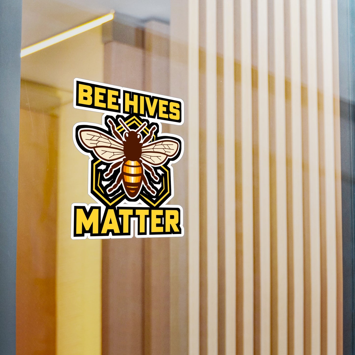 Bee hives matter - Beekeeping Sticker for Laptop Sticker. Water Bottle Sticker, Vinyl Brood Decal - Beekeeping Gift