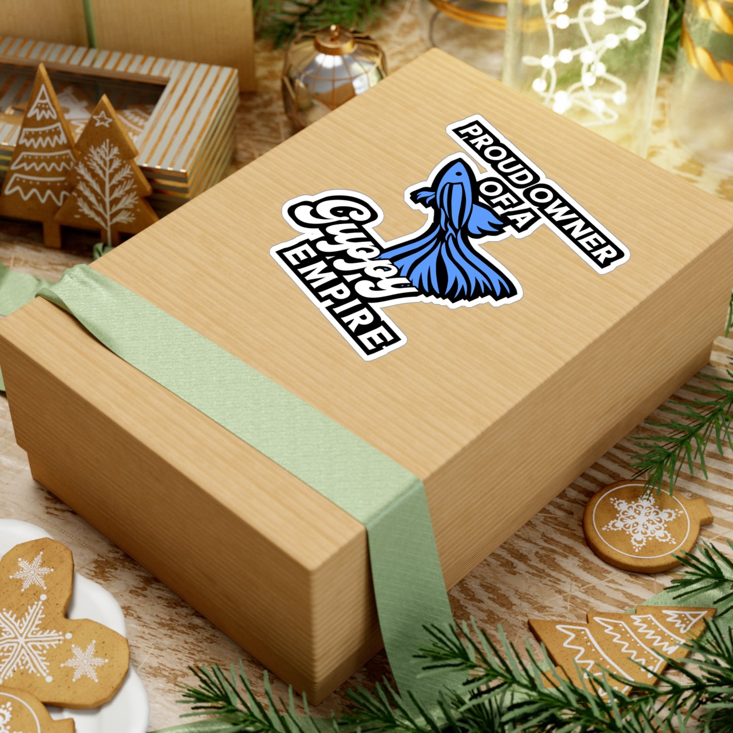 Proud Owner of A Guppy Empire | Guppy Sticker | Aquarist Decals | Aquascaping Laptop Sticker | Guppy Gift | Aquarist Gift