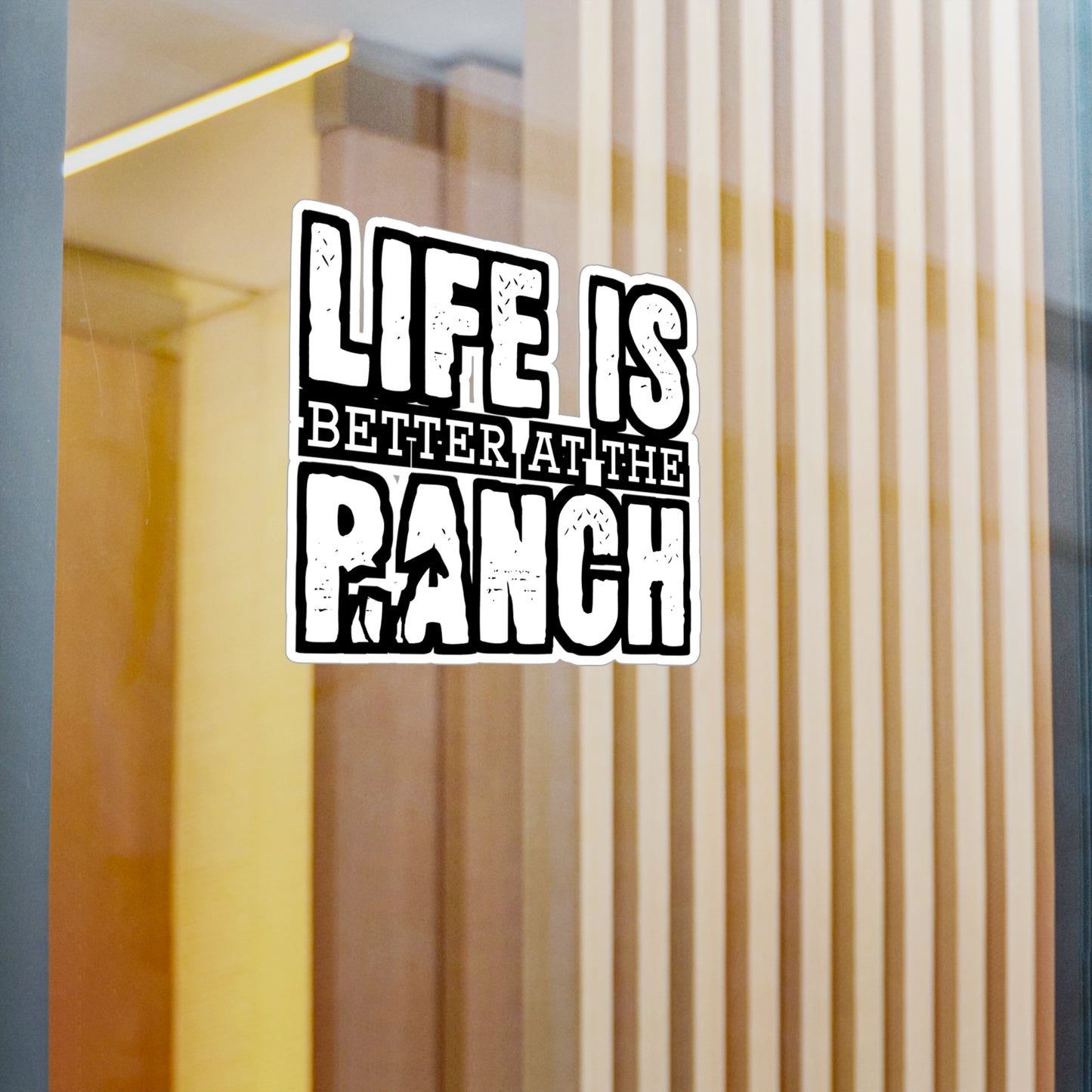 Life Is Better At The Ranch | Farmer Sticker | Tractor Decals | Livestock Laptop Sticker | Farmer Gift | Tractor Gift