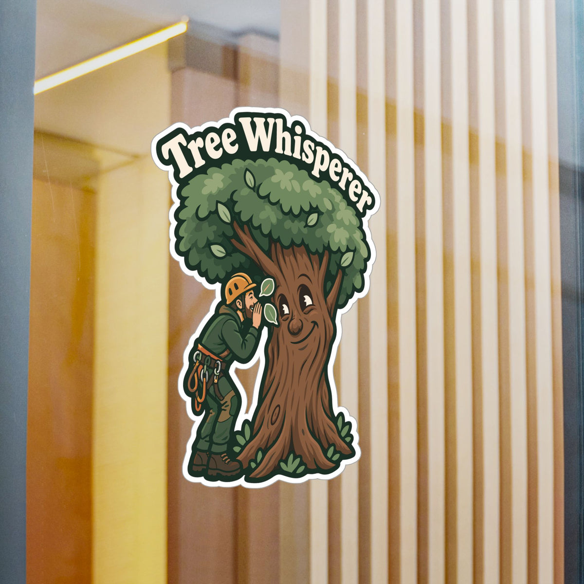 Tree Sticker - Tree Whisperer Design for the Outdoor Worker and Branch Manager, Laptop and Water Bottle Decals