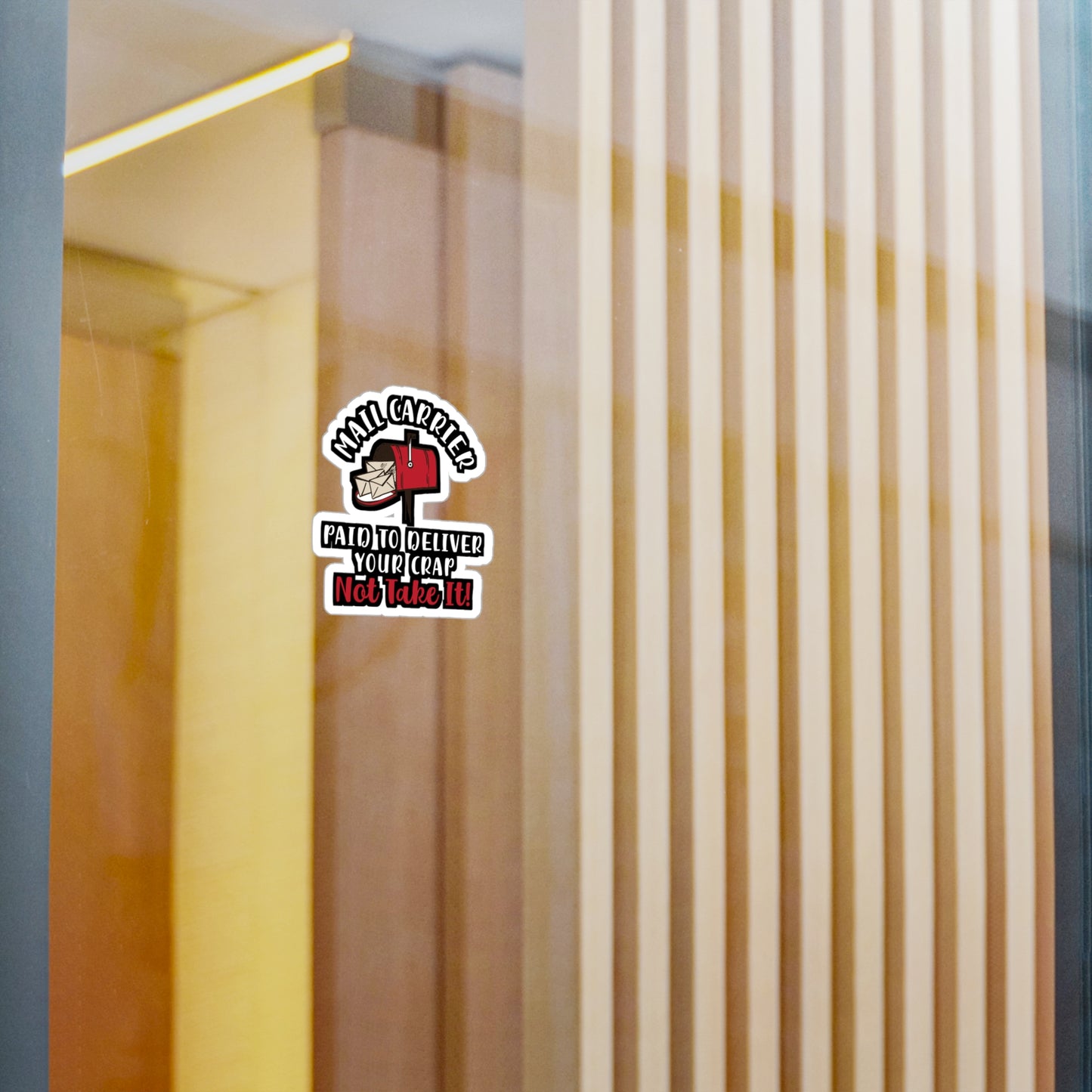 Mail Carrier | Postal worker Sticker | Funny postal worker Decals | Postman Laptop Sticker | Postal worker Gift | Funny postal worker Gift