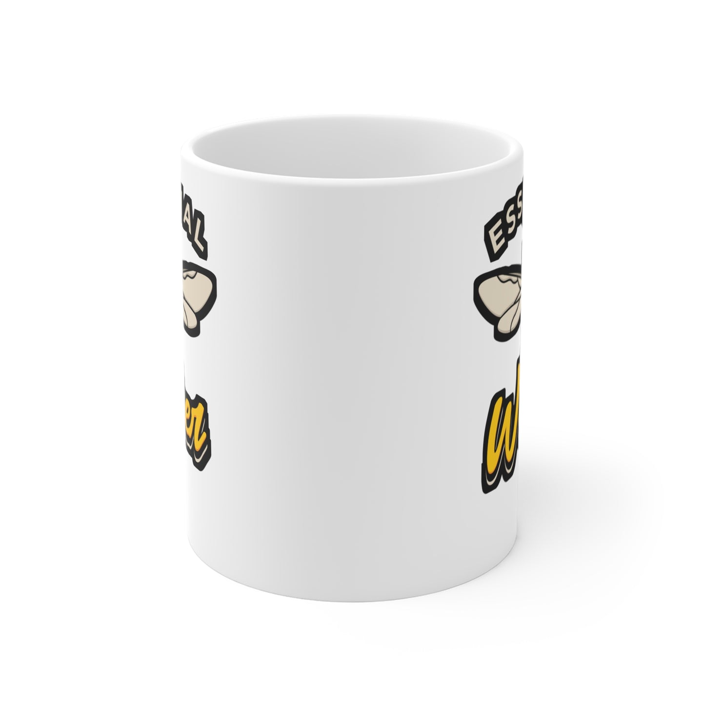 Essential Worker Beekeeping Beekeeper - Beekeeping Mug for Coffee 11oz. Beekeeping Cup, White ceramic, Brood Mug - Beekeeping Gift