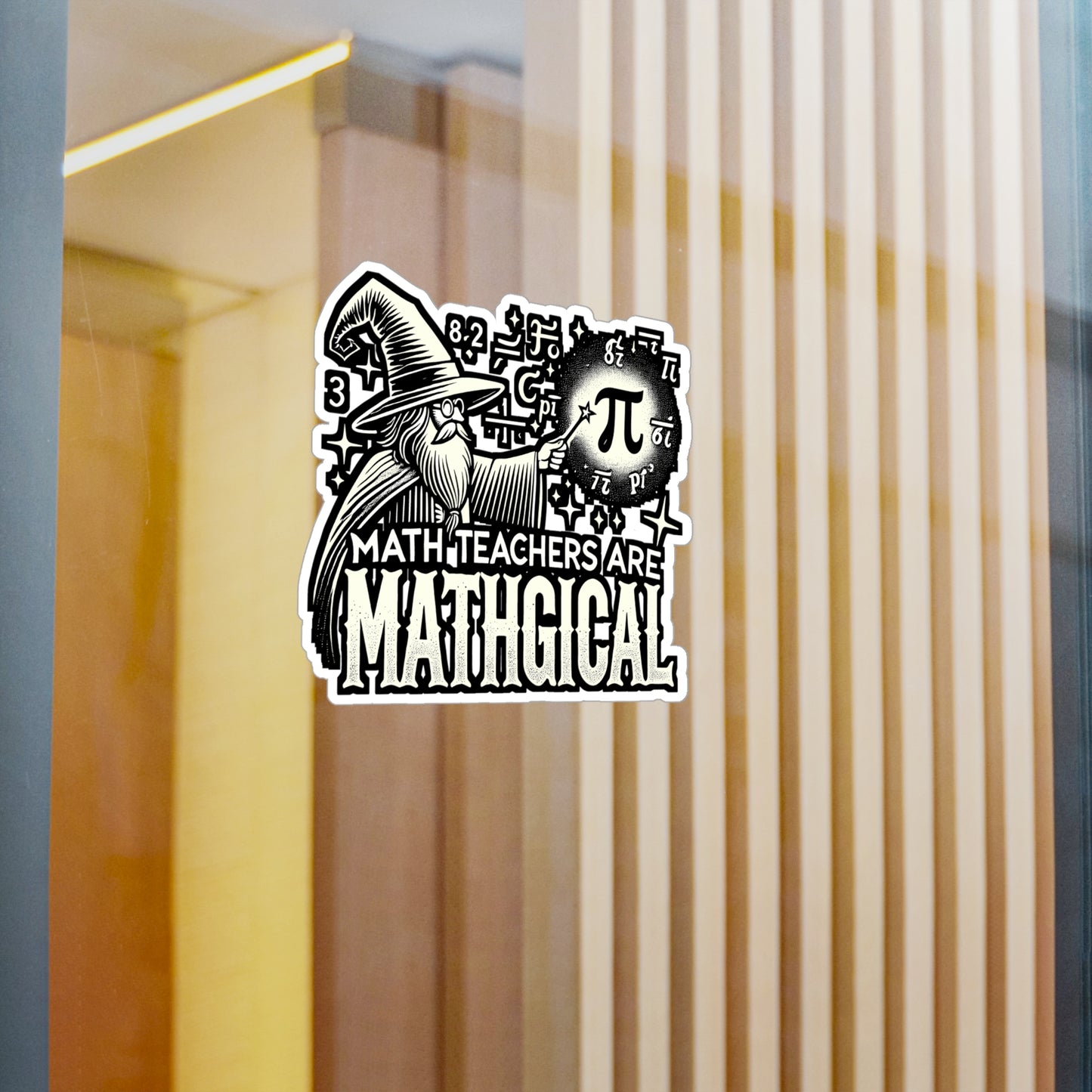 Math Teachers Are Mathgical – Vinyl Sticker for Laptop & Water Bottle | Funny Math Teacher Gift, Classroom Decor Decal