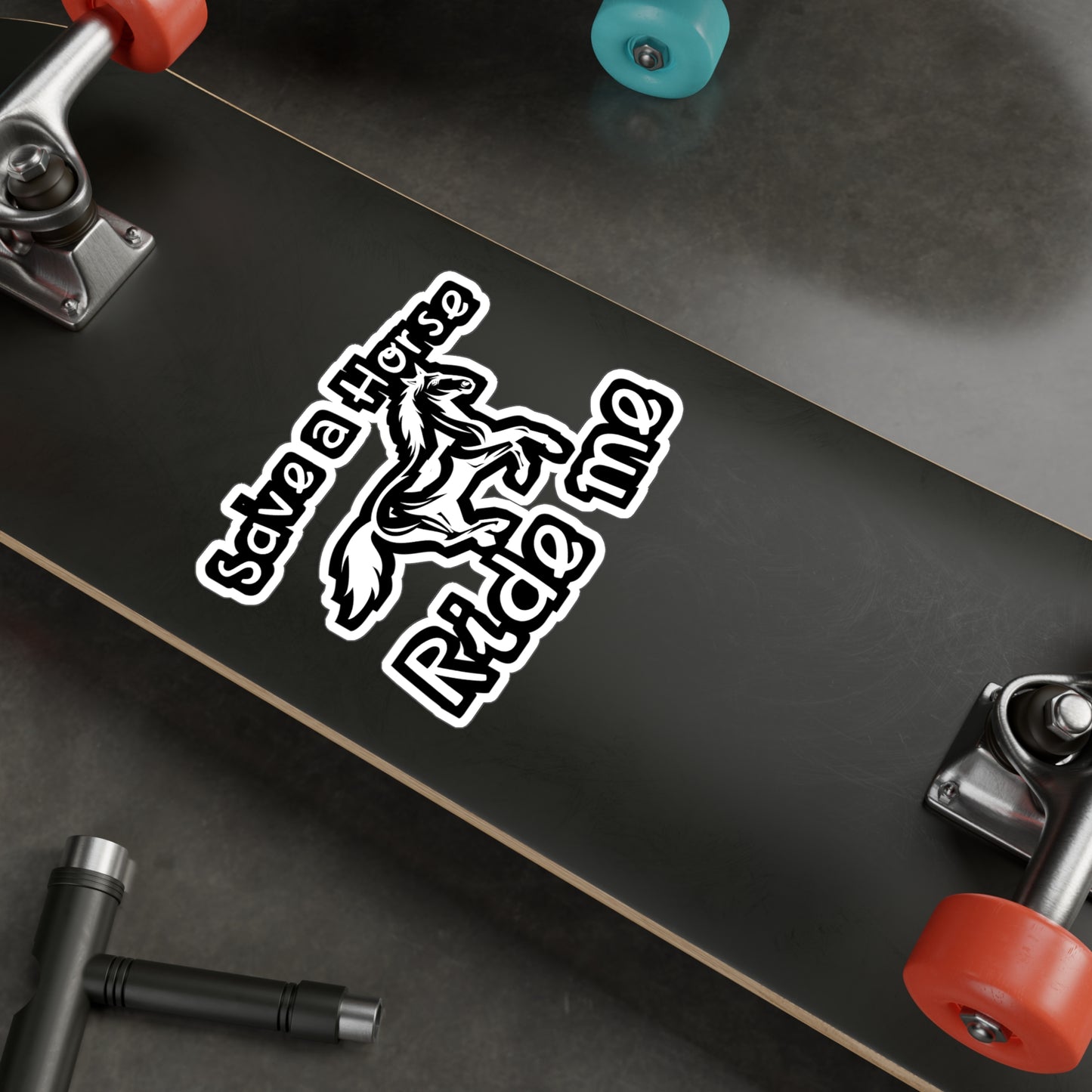 Save a Horse Ride Me - Cowboy Sticker for Wall, Laptop, Window, Truck, Car Cowboy Gift Vinyl Rodeo Decal Sticker