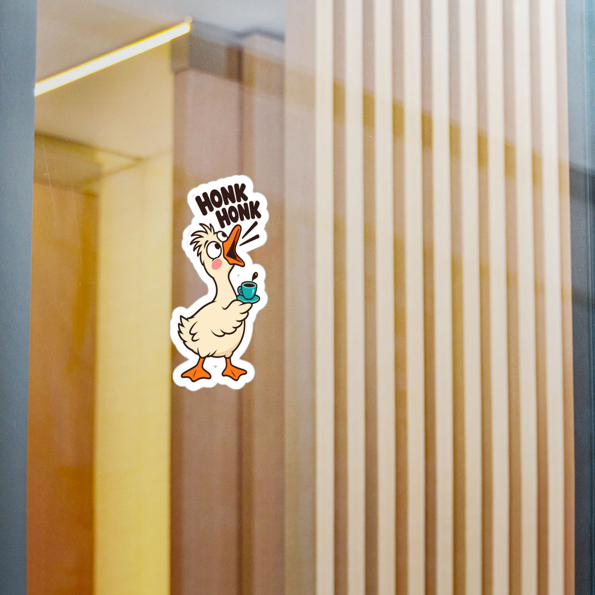 Espresso Sticker with HONK HONK Design – Playful Decals for Your Coffee Grinder or Digital Scale