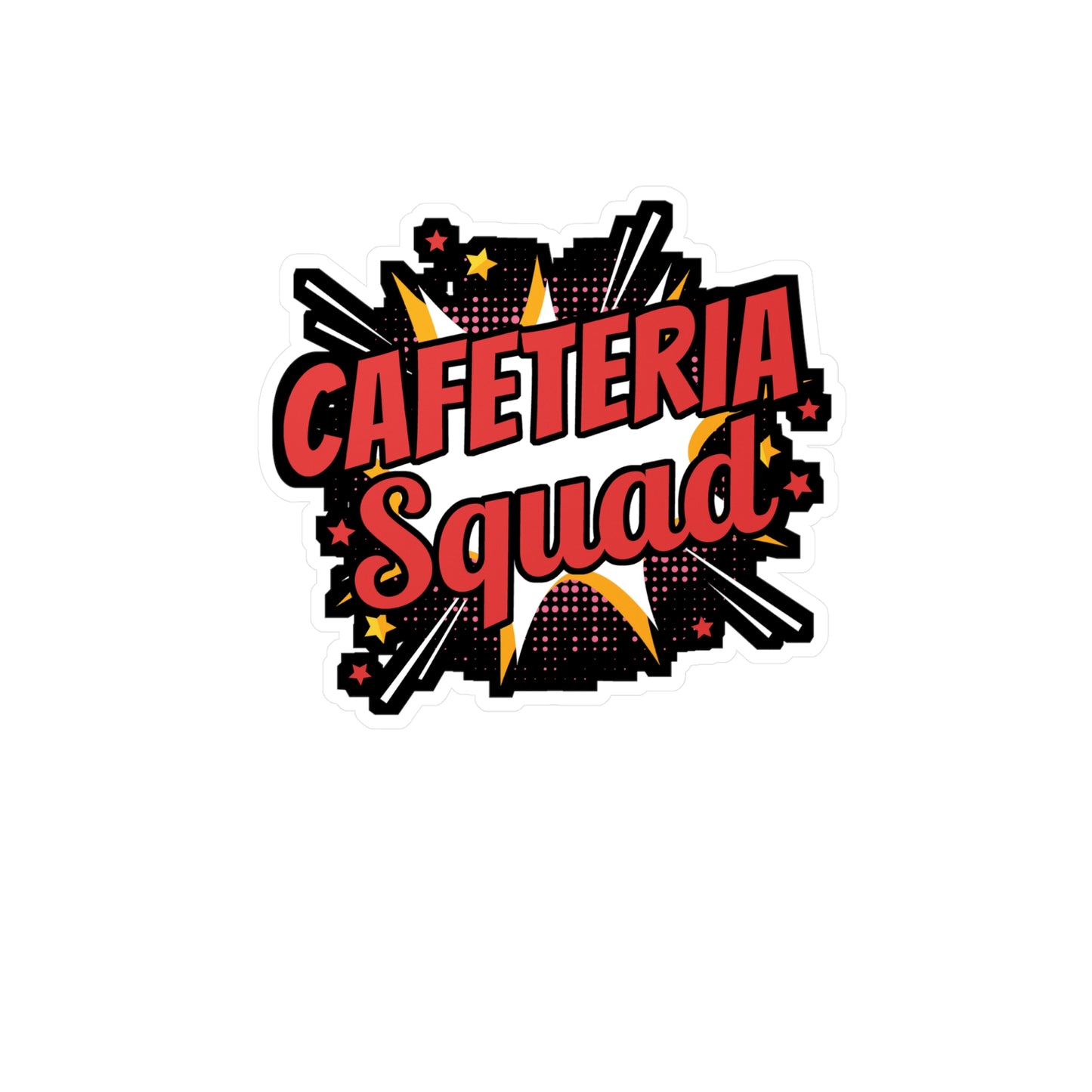 Cafeteria Squad | Lunch lady Sticker | Lunch Decals | School Laptop Sticker | Lunch lady Gift | Lunch Gift