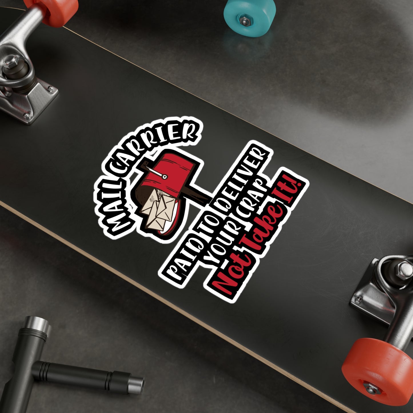 Mail Carrier | Postal worker Sticker | Funny postal worker Decals | Postman Laptop Sticker | Postal worker Gift | Funny postal worker Gift