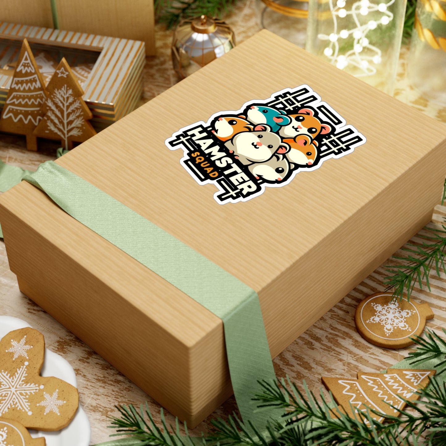 Hamster Squad - Hamster Sticker for Car Window Laptop Sticker. Water Bottle Sticker, Vinyl Guinea pig Decal, Hamster Sticker - Hamster Gift