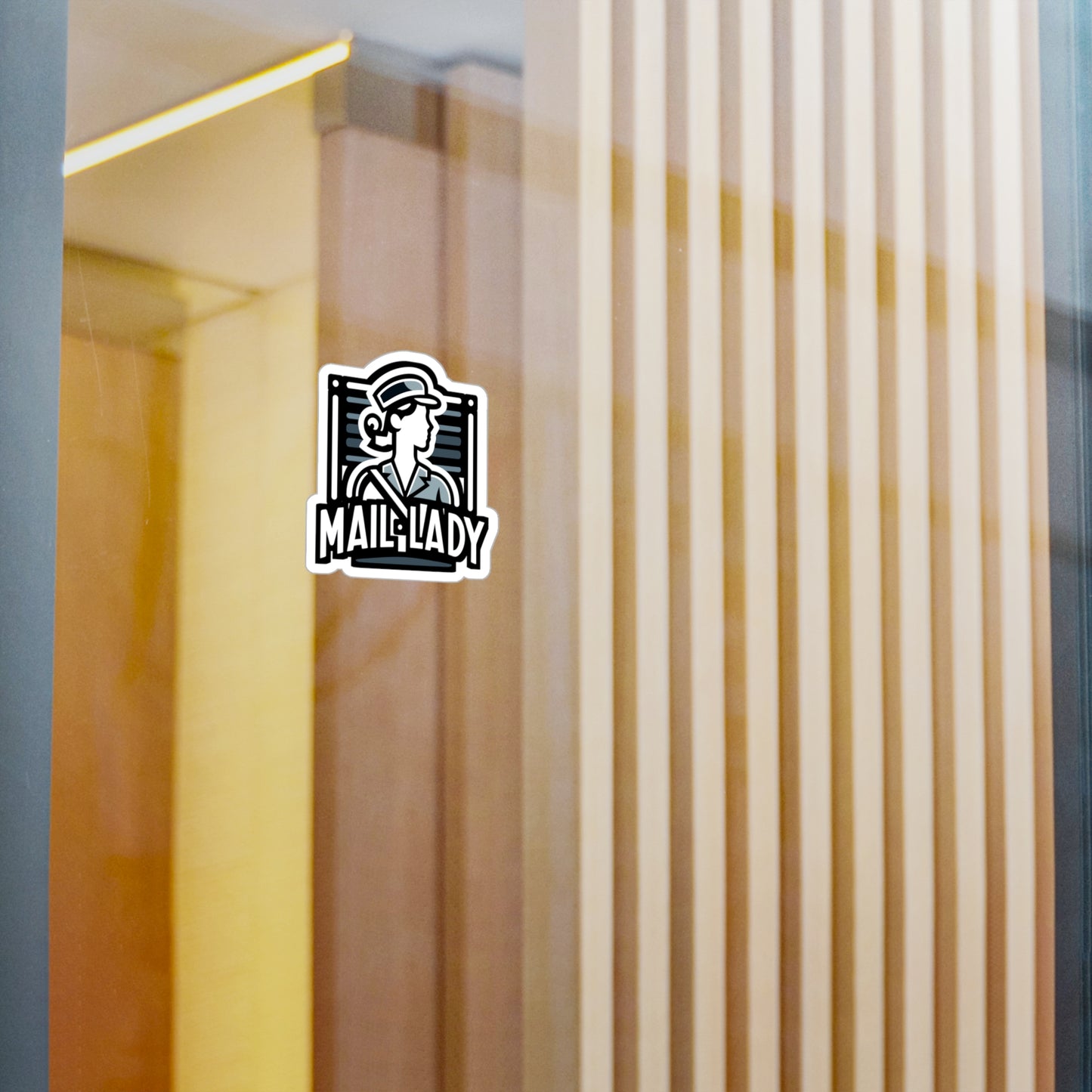 Mail Lady  - Postal worker Sticker for Laptop Sticker. Water Bottle Sticker, Vinyl Funny postal worker Decal - Postal worker Gift