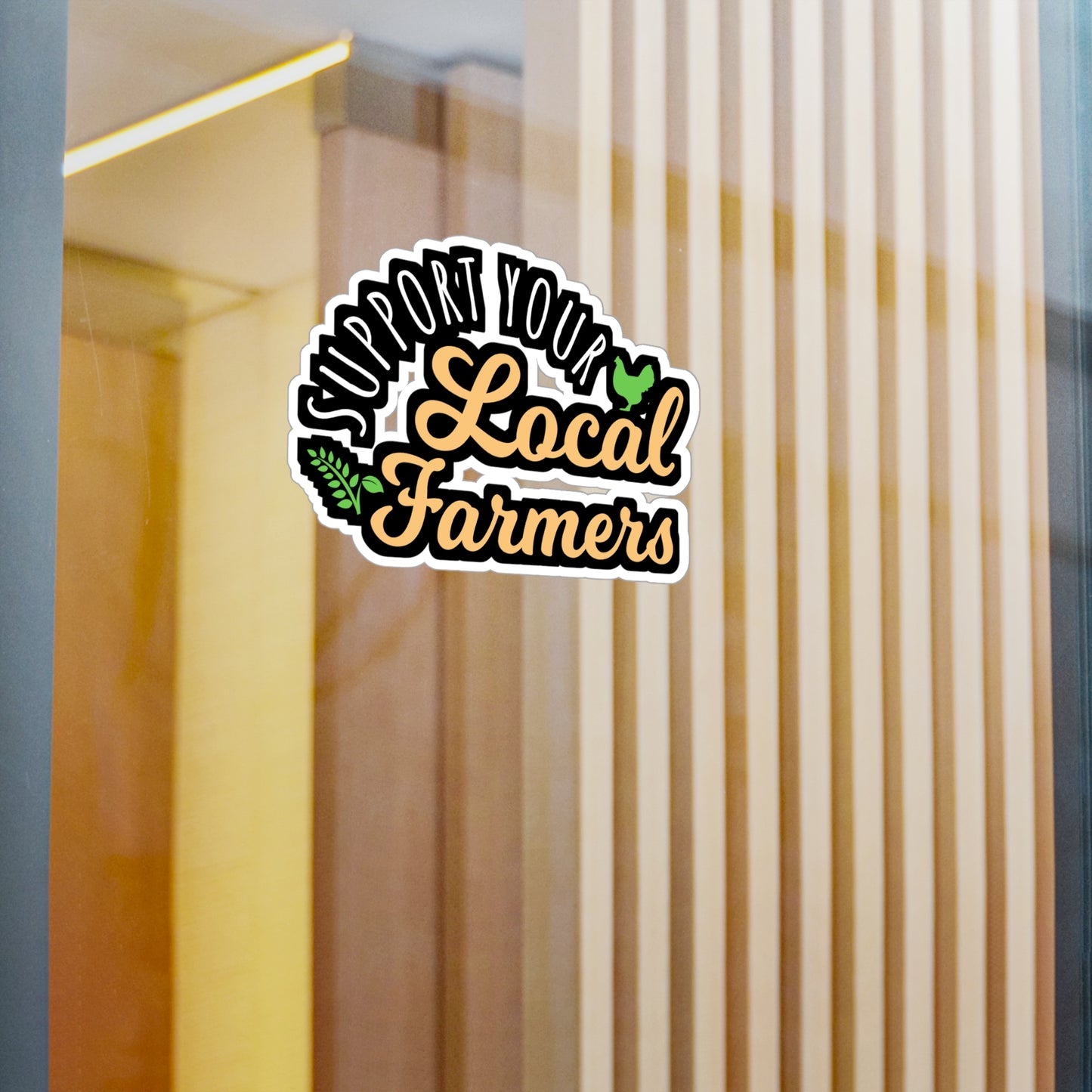 Support Your Local Farmers | Farmer Sticker | Tractor Decals | Livestock Laptop Sticker | Farmer Gift | Tractor Gift