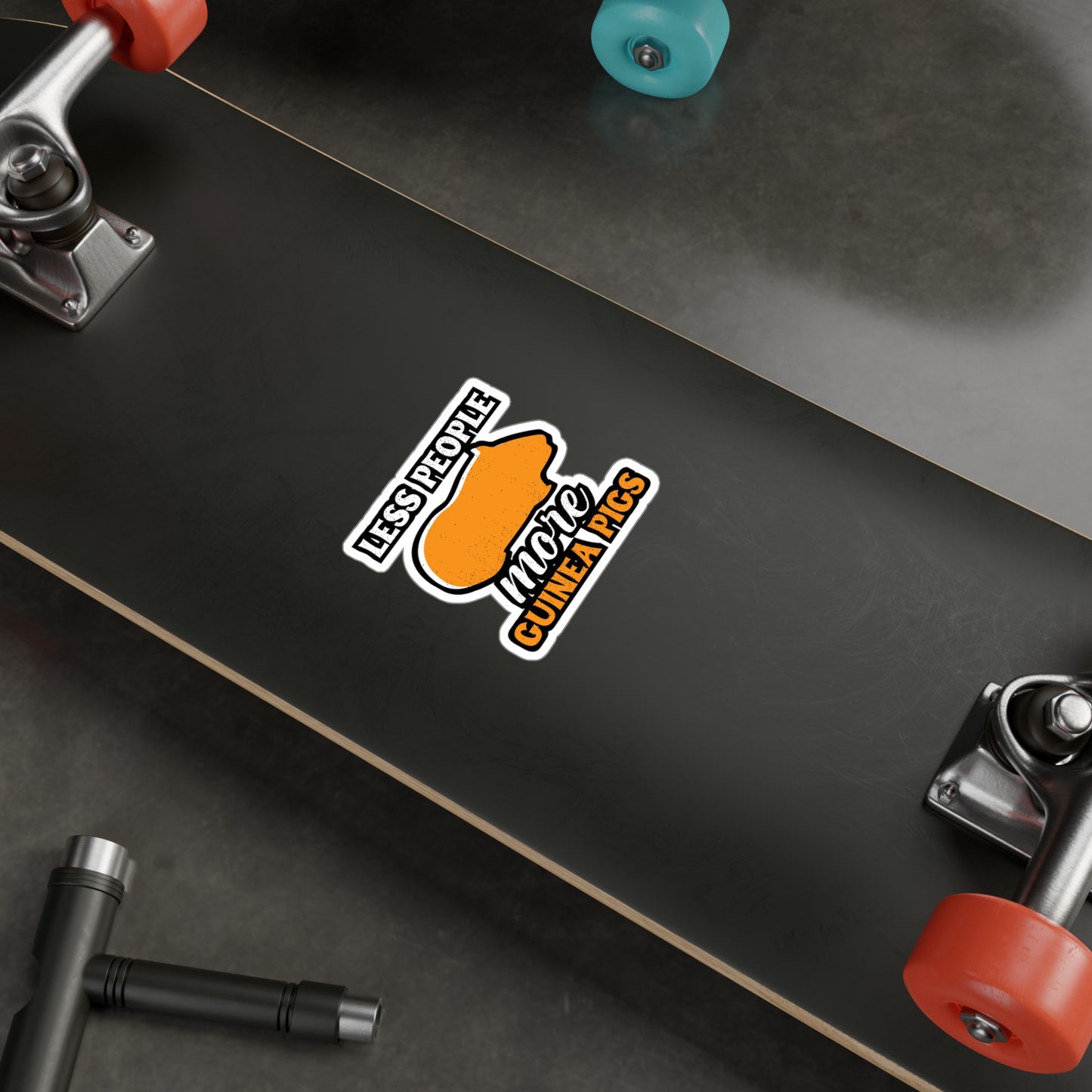 Less People More Guinea Pigs | Guinea Sticker | Guinea pig Decals | Furry Laptop Sticker | Guinea Gift | Guinea pig Gift