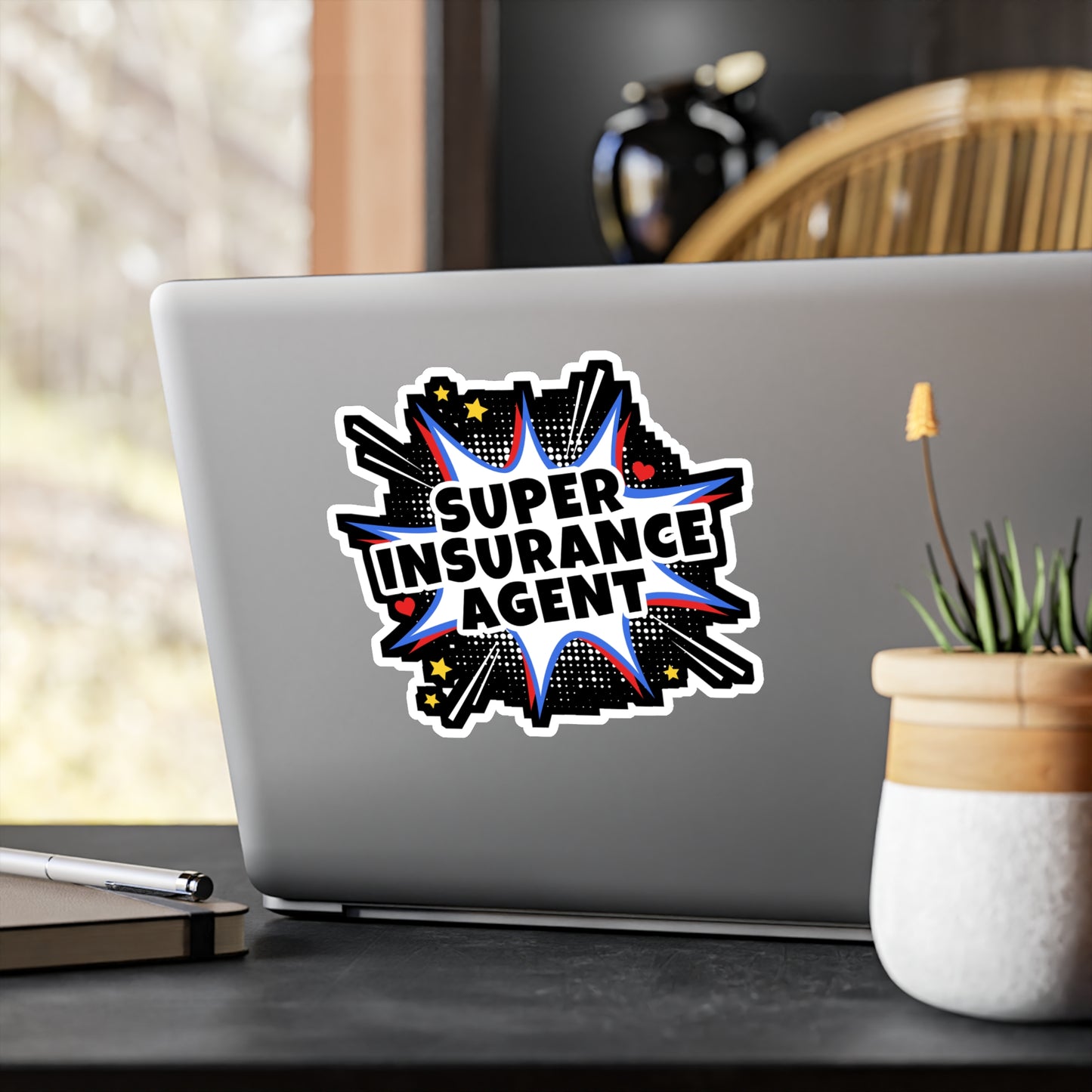 Super Insurance Agent | Insurance-agent Sticker | Policy Decals | Premium Laptop Sticker | Insurance-agent Gift | Policy Gift