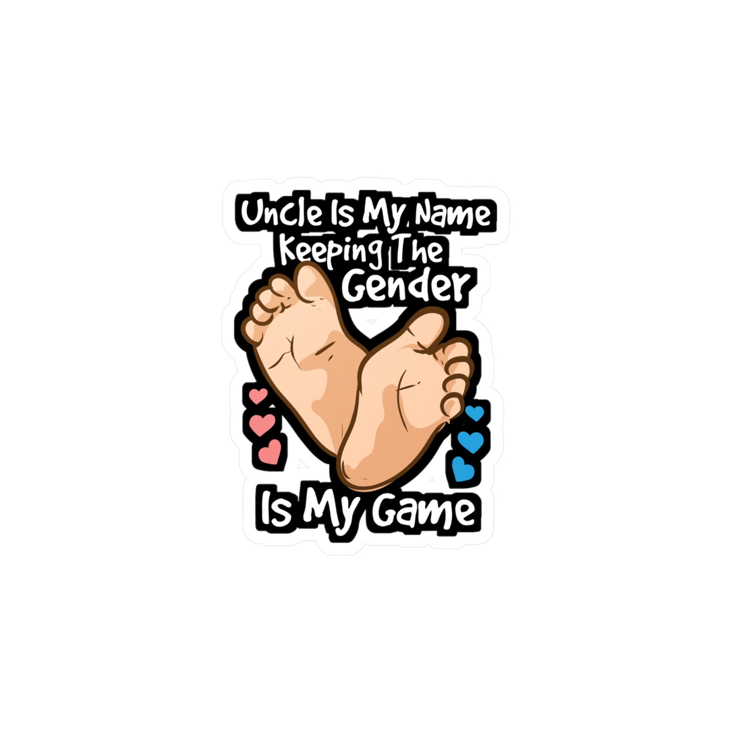 Keeping The Gender Is My Game | Gender-reveal Sticker | Pink Decals | Camo Laptop Sticker | Gender-reveal Gift | Pink Gift