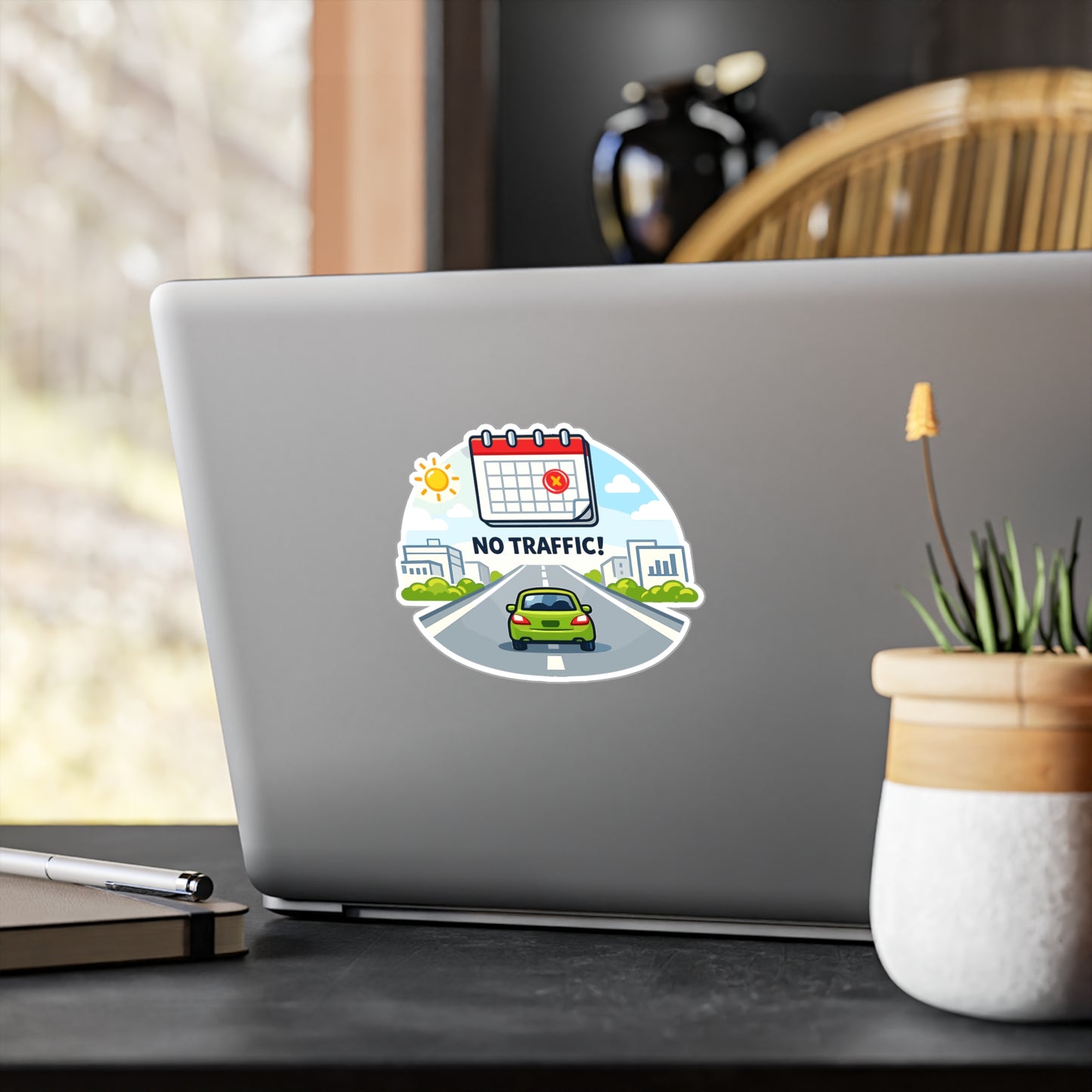 Accountant Sticker No Traffic! Funny Balance Spreadsheet Amortization Design Vinyl Waterproof Sticker Decals for Laptop Water Bottle
