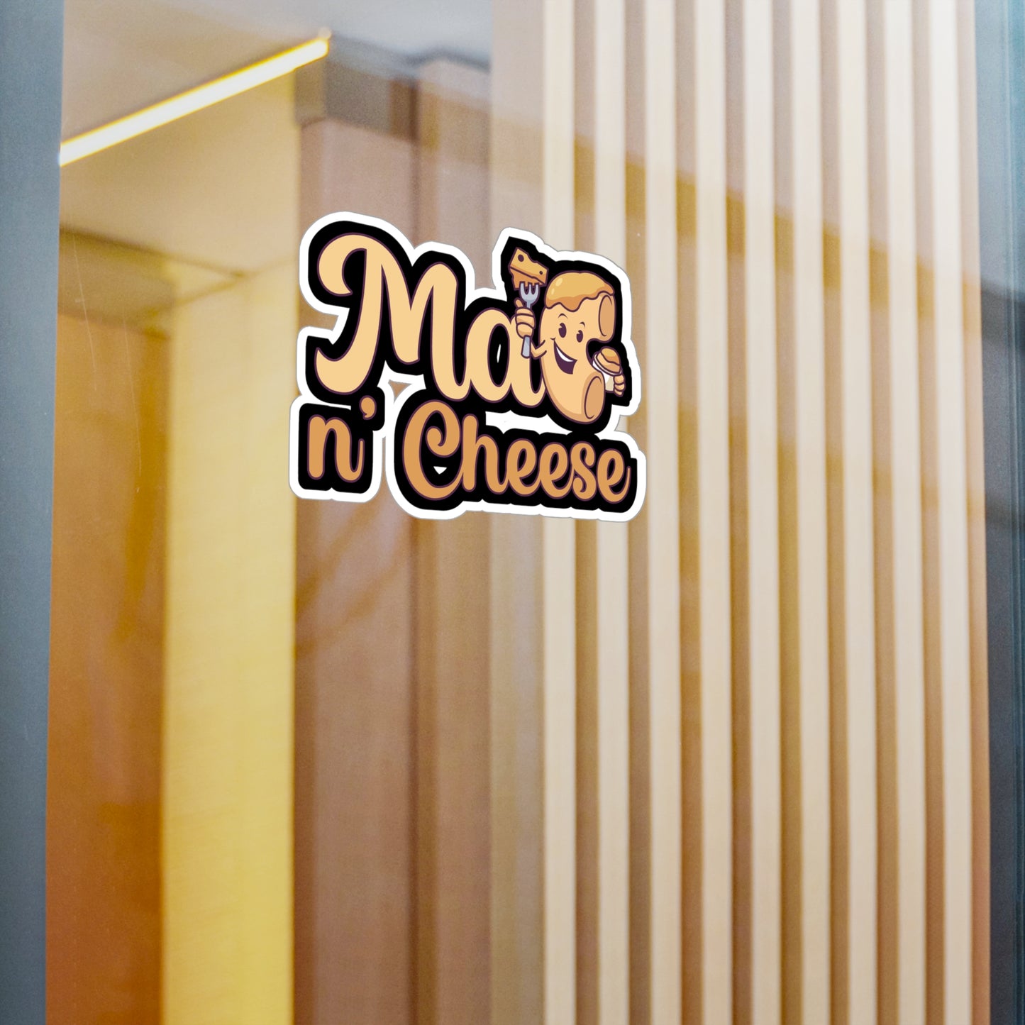 Mac n Cheese - Mac n cheese Sticker for Wall, Laptop, Window, Truck, Car Mac n cheese Gift Vinyl Mac & cheese Decal Sticker