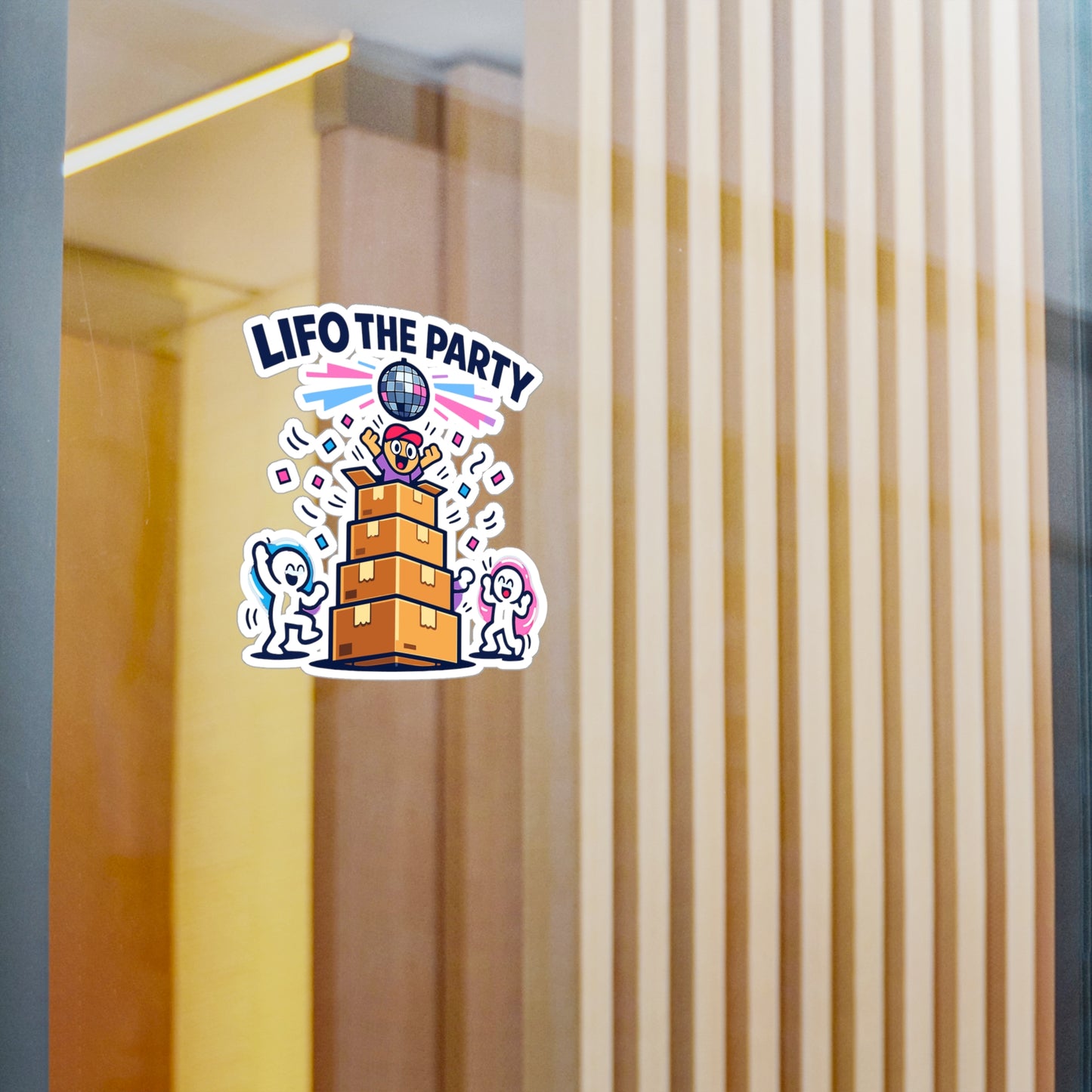 Accountant  Sticker LIFO the Party Funny Accounting Decals Waterproof Vinyl for Laptop Water Bottle Balance Spreadsheet Amortization