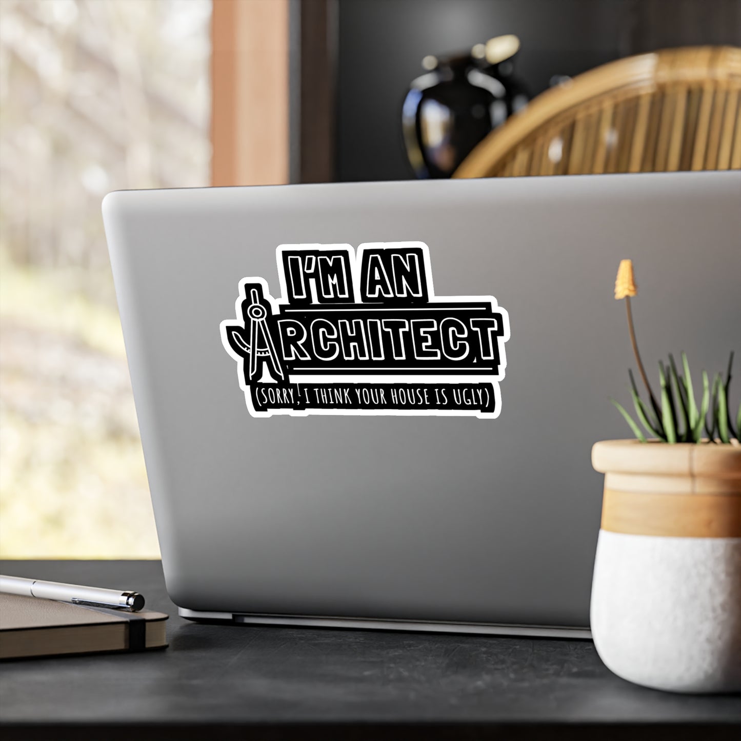 I'm An Architect - Architecture Sticker for Laptop Sticker. Water Bottle Sticker, Vinyl Studio Decal - Architecture Gift