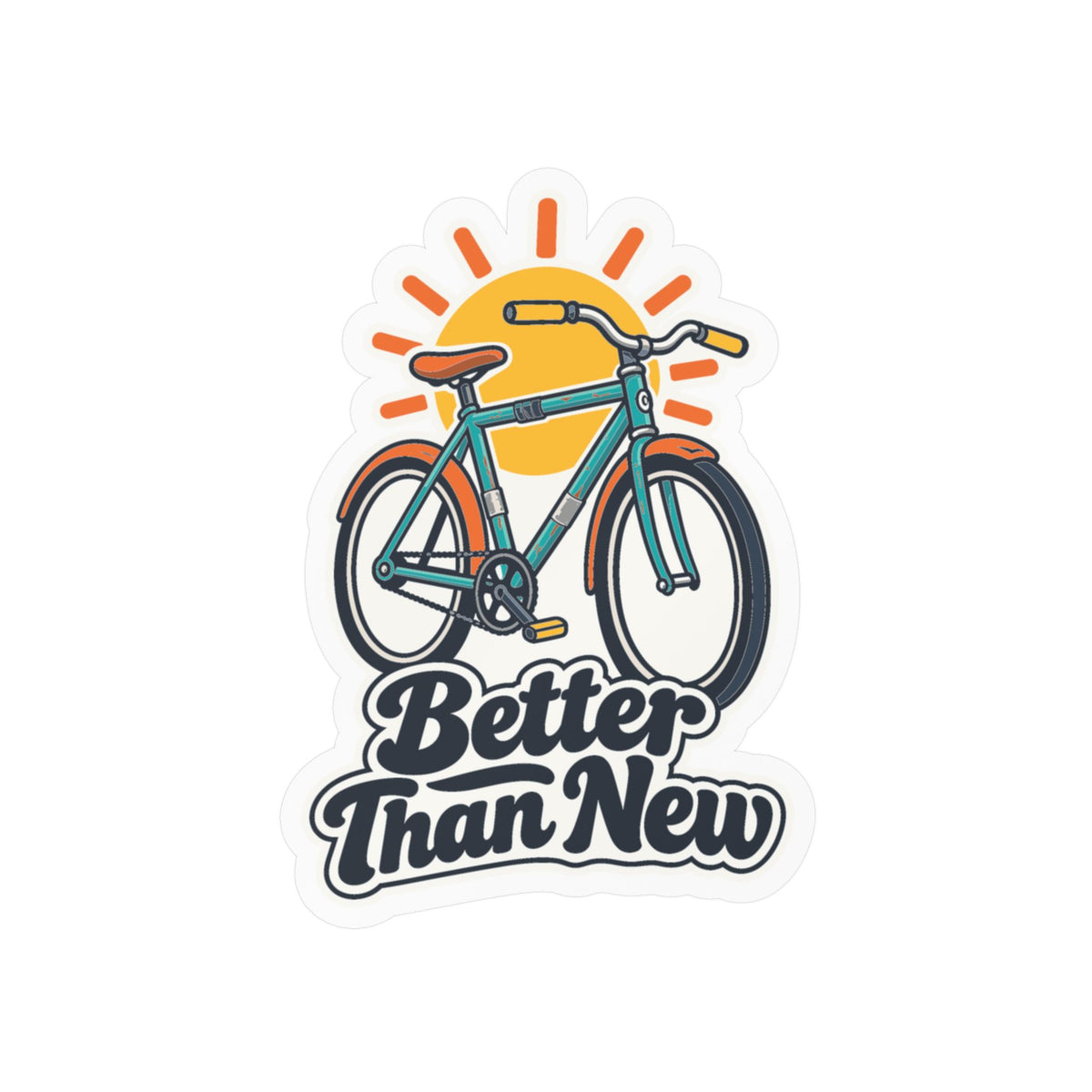Upcycling Sticker Better Than New – Recycling Art Decals Inspired by Sustainability for Laptop and Water Bottle