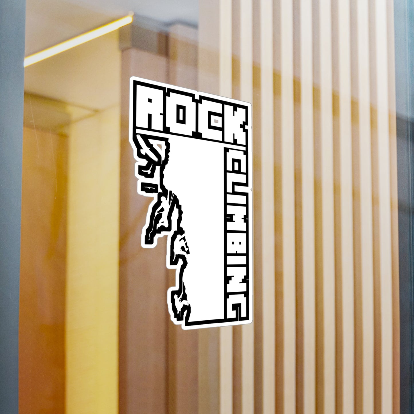 Rock Climbing - Climbing Sticker for Laptop Sticker. Water Bottle Sticker, Vinyl Bouldering Decal - Climbing Gift