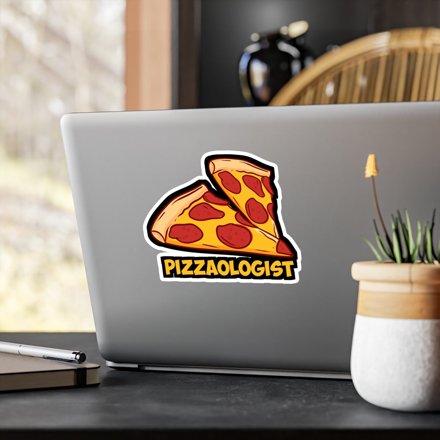 Pizzaologist - Pizza Sticker for Car Window Laptop Sticker. Water Bottle Sticker, Vinyl Chef Decal, Foodie Sticker - Pizza Gift
