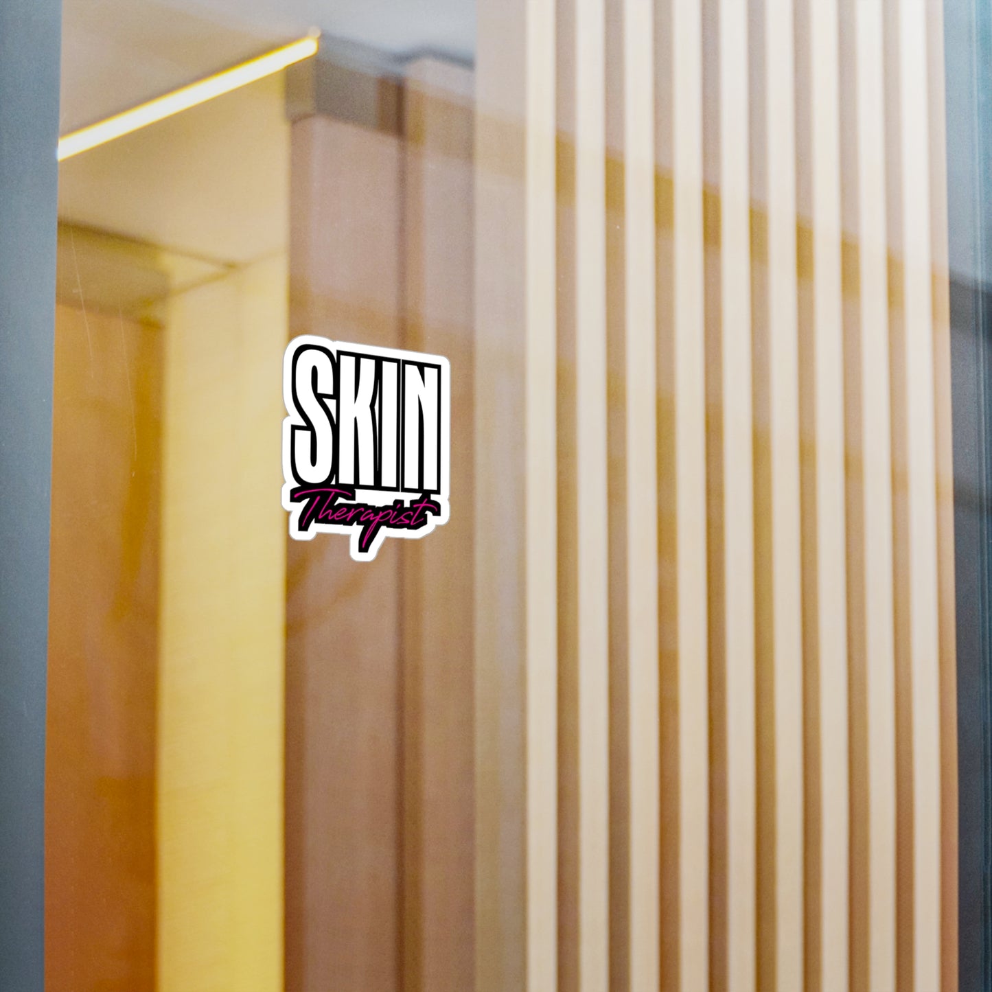 Skin Therapist - Makeup-artist Sticker for Laptop Sticker. Water Bottle Sticker, Vinyl Lashes Decal - Makeup-artist Gift