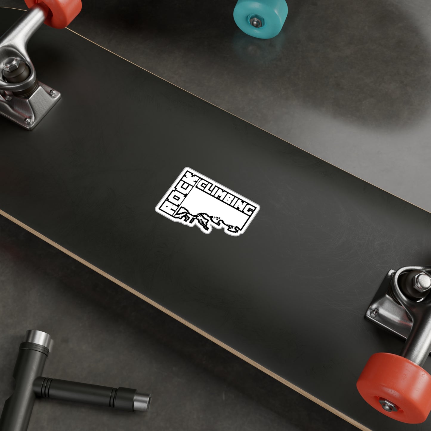 Rock Climbing - Climbing Sticker for Laptop Sticker. Water Bottle Sticker, Vinyl Bouldering Decal - Climbing Gift