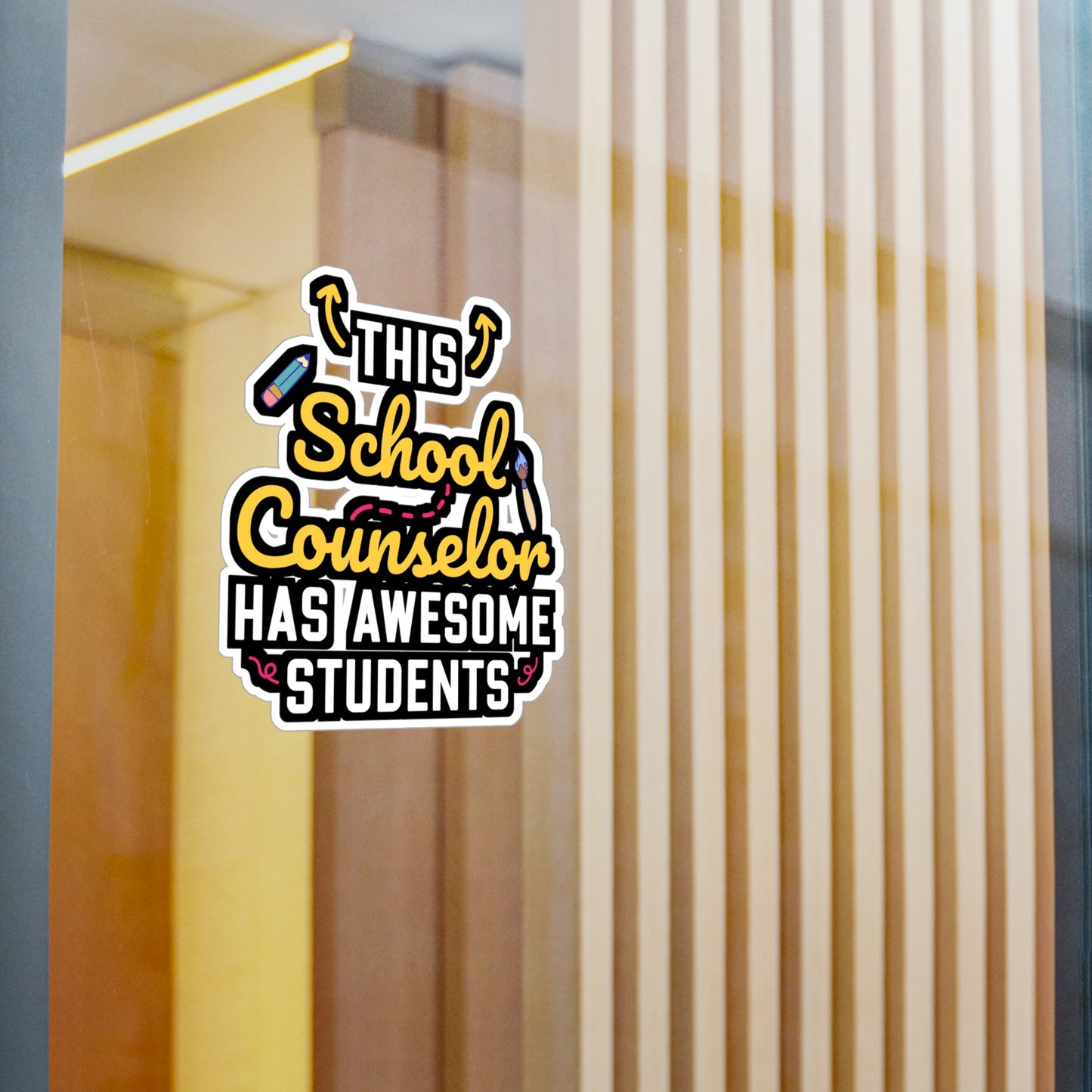 This School Counselor has Awesome Students | School-counselor Sticker | Counselor Decals | School-counselor Gift