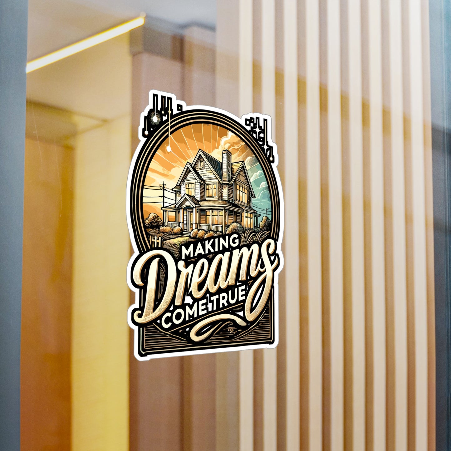 Making Dreams Come True – Travel Agent Sticker | Vinyl Decal for Laptop, Water Bottle, or Planner – Travel Advisor Gift