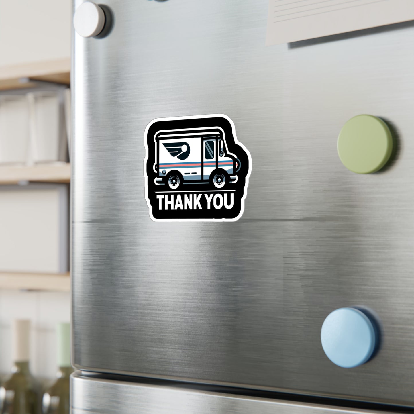 Thank You - Postal worker Sticker for Laptop Sticker. Water Bottle Sticker, Vinyl Funny postal worker Decal - Postal worker Gift