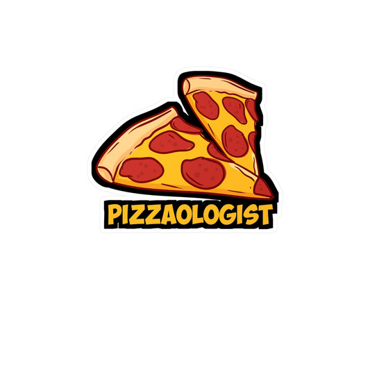 Pizzaologist - Pizza Sticker for Car Window Laptop Sticker. Water Bottle Sticker, Vinyl Chef Decal, Foodie Sticker - Pizza Gift
