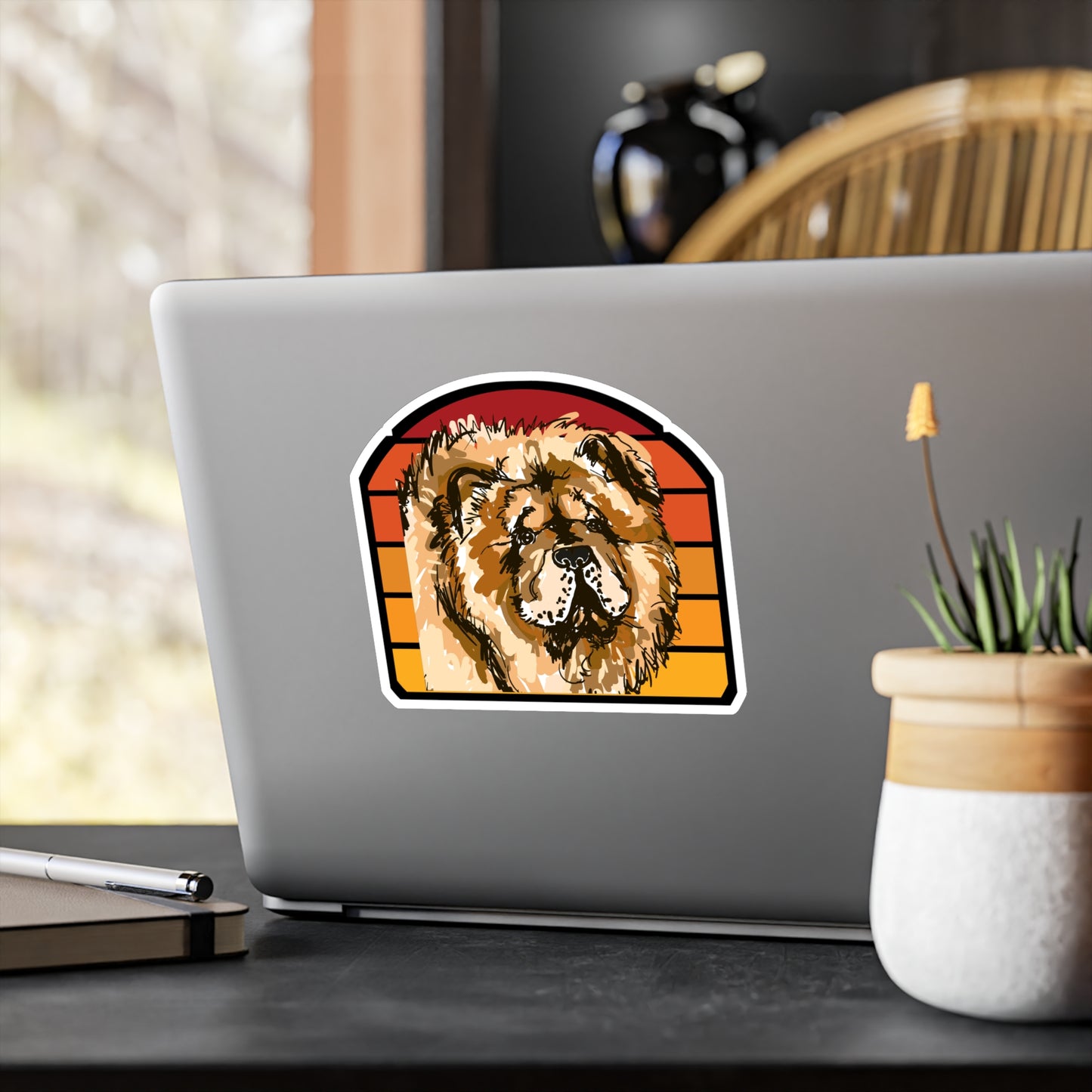 Chow Chow - Chow chow Sticker for Wall, Laptop, Window, Truck, Car Chow chow Gift Vinyl Dog Decal Sticker